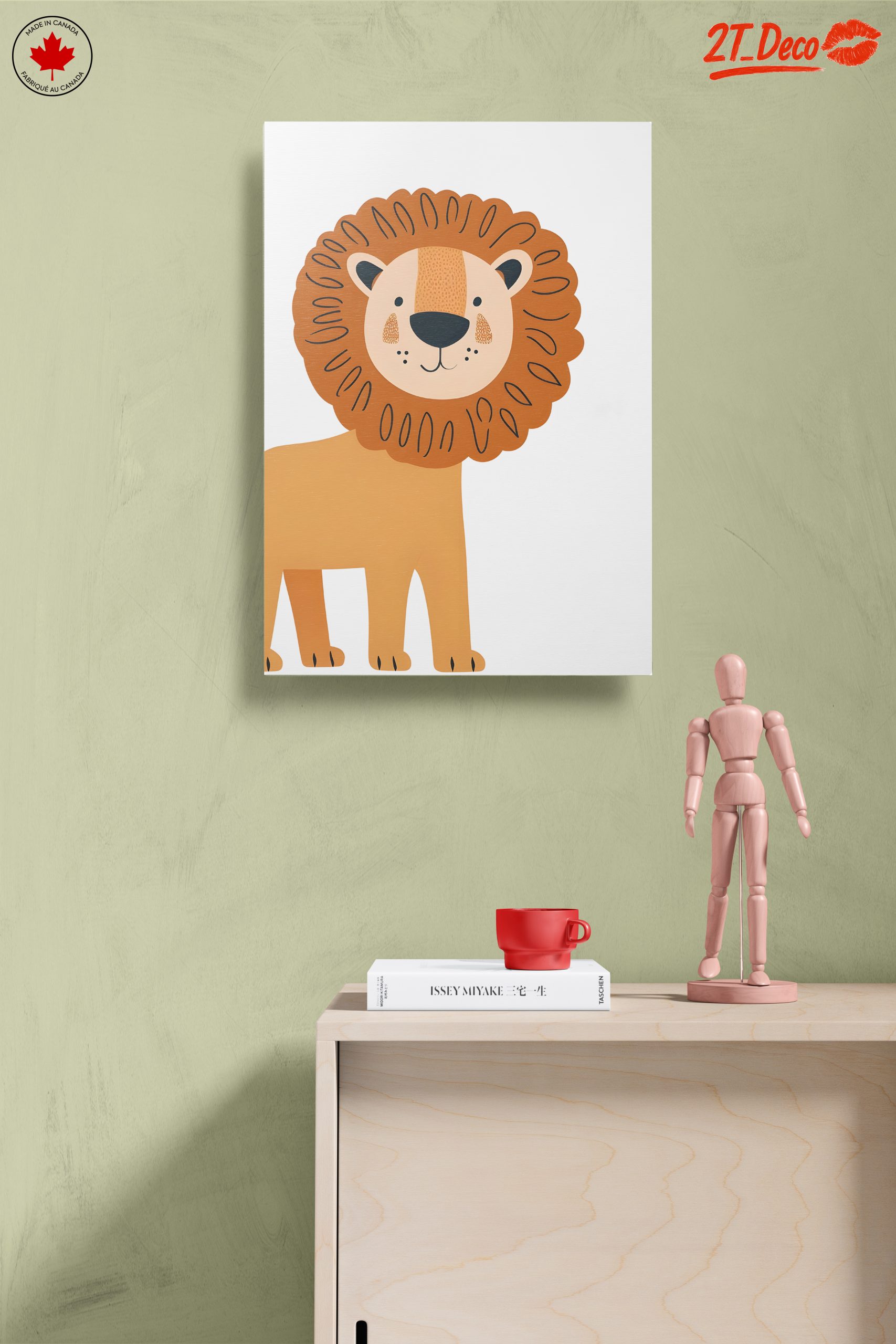 Adorable Whimsical Lion Illustration - Image 14