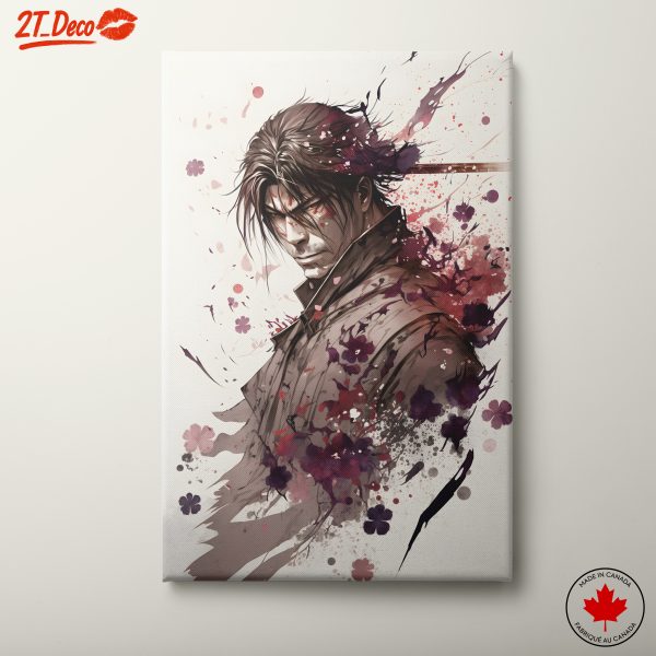 Dynamic Character in Floral Style