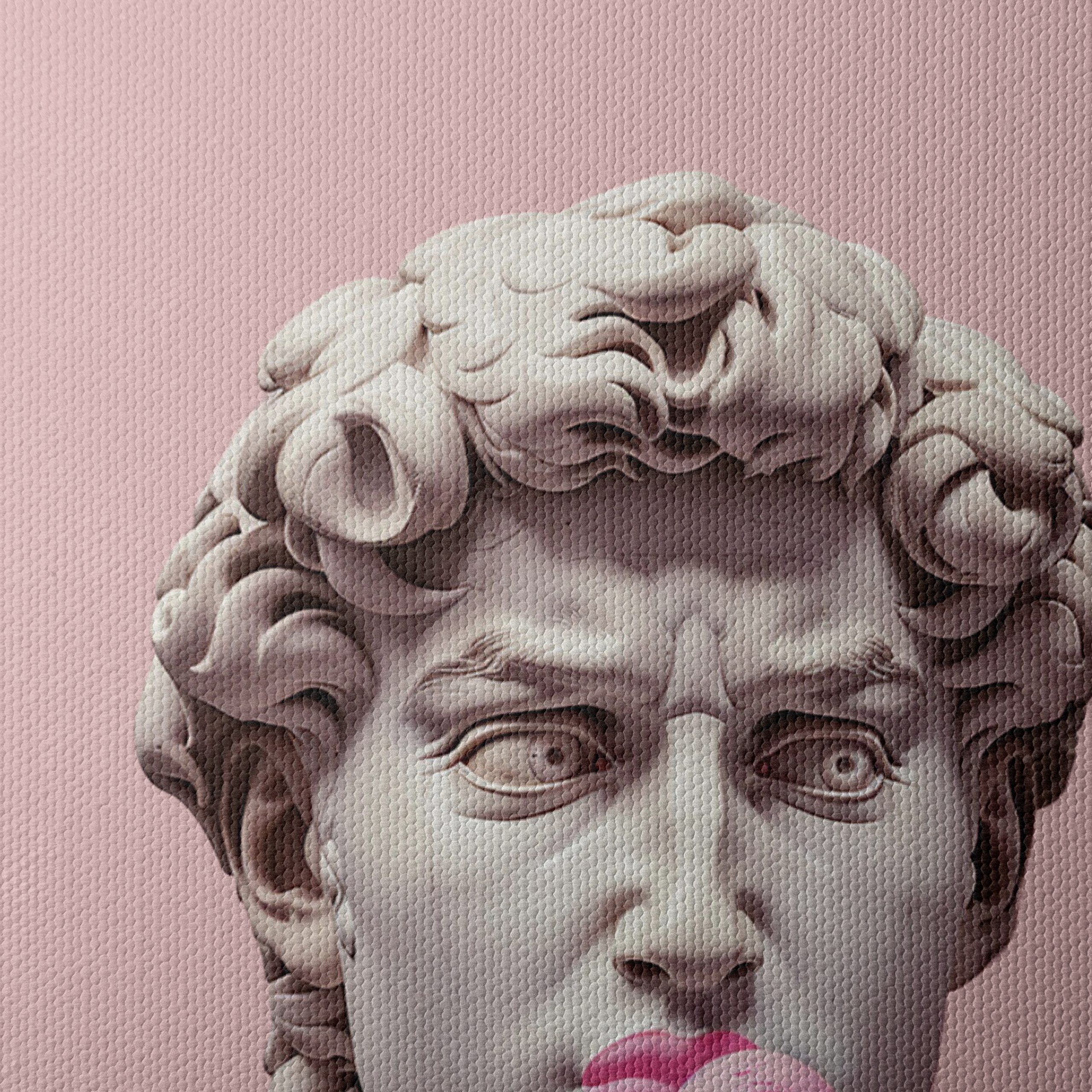 Contemporary Cultural Art Featuring a Marble Statue with Ice Cream - Image 4