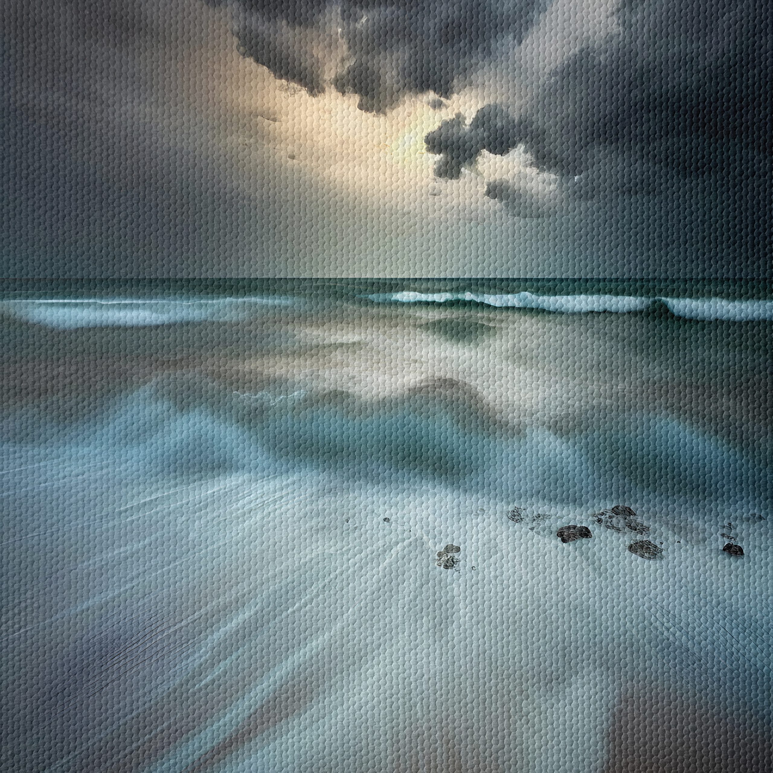 Abstract Coastal Landscape with Dramatic Waves - Image 4