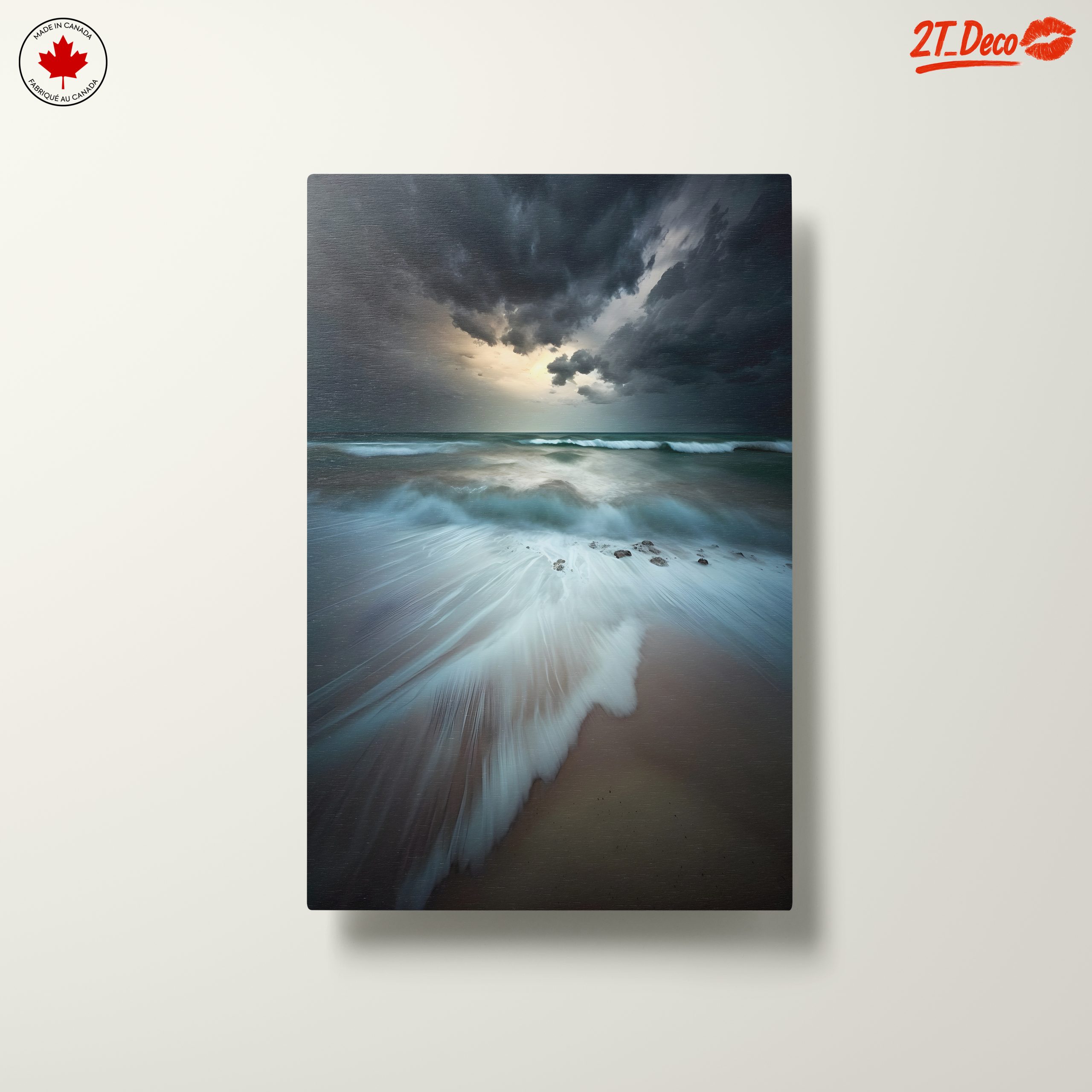 Abstract Coastal Landscape with Dramatic Waves - Image 10