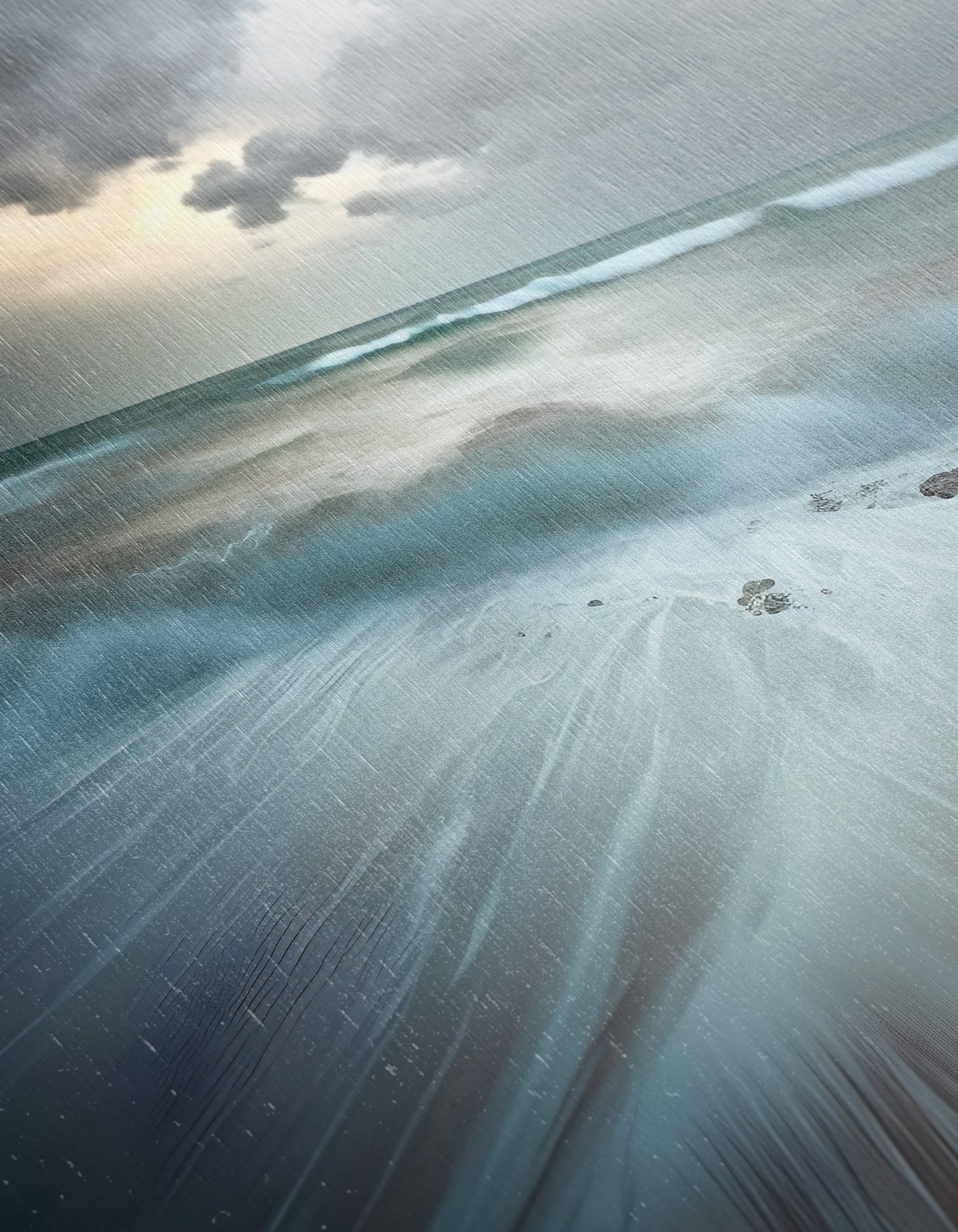 Abstract Coastal Landscape with Dramatic Waves - Image 12