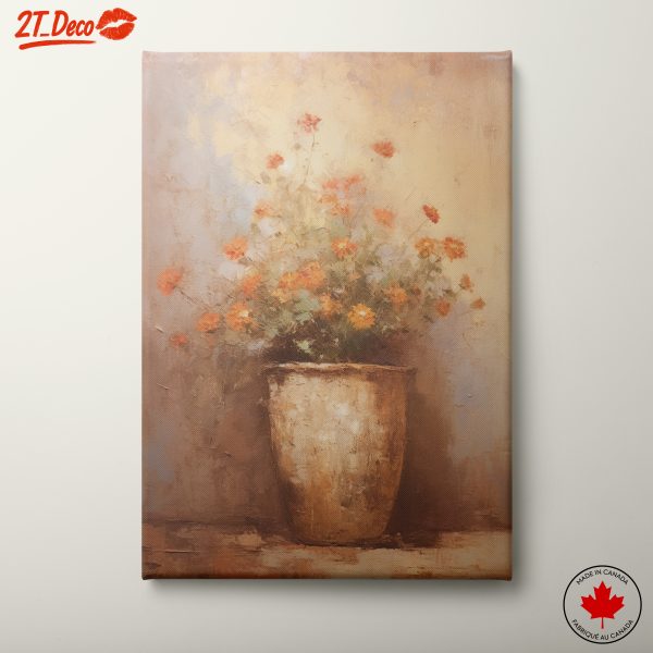 Charming Floral Arrangement in Earthy Tones