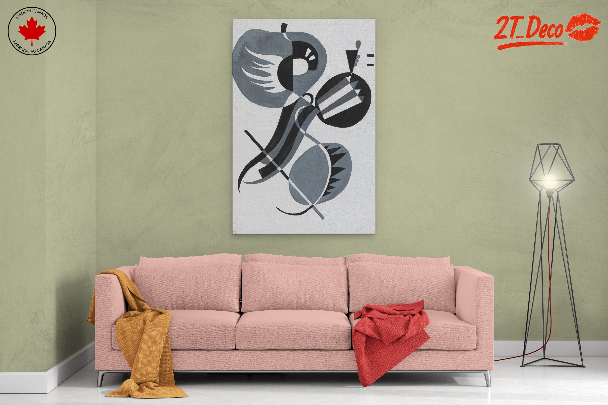 Dynamic Abstract Shapes Art - Image 2