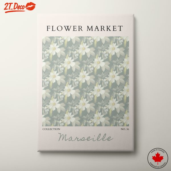 Floral Pattern Artwork from Marseille