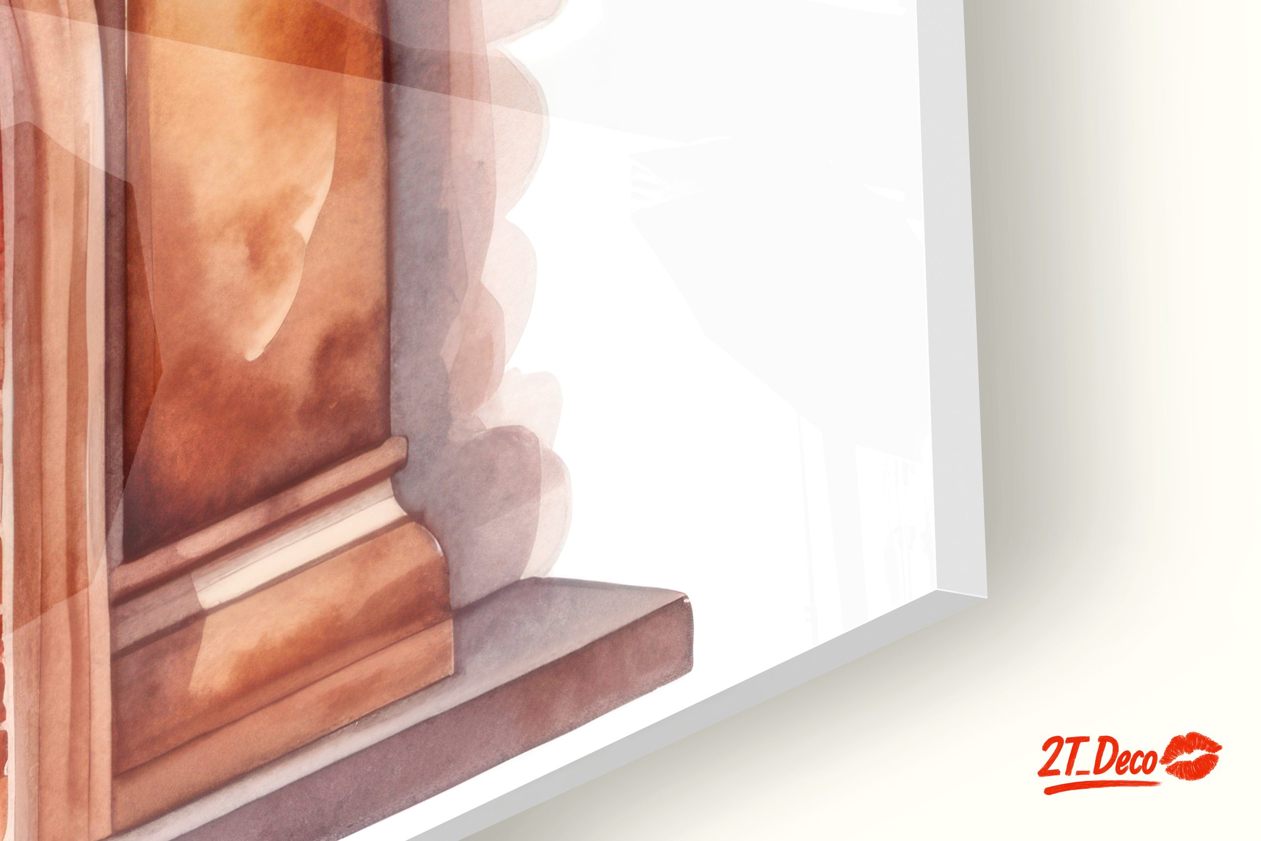 Warm Cozy Fireplace Illustration - Image 9