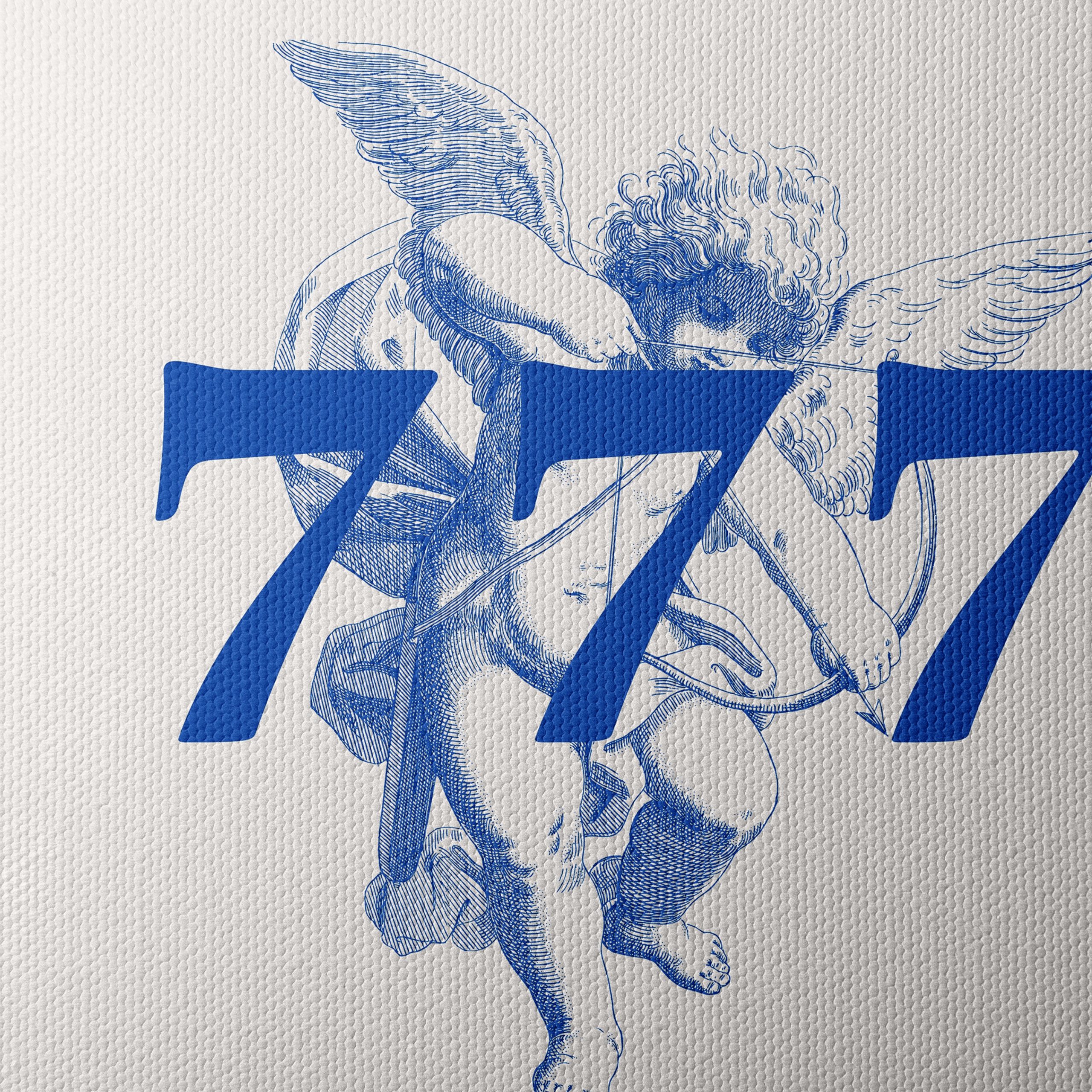 Surreal Angelic Artwork with Symbolic Numbers - Image 4