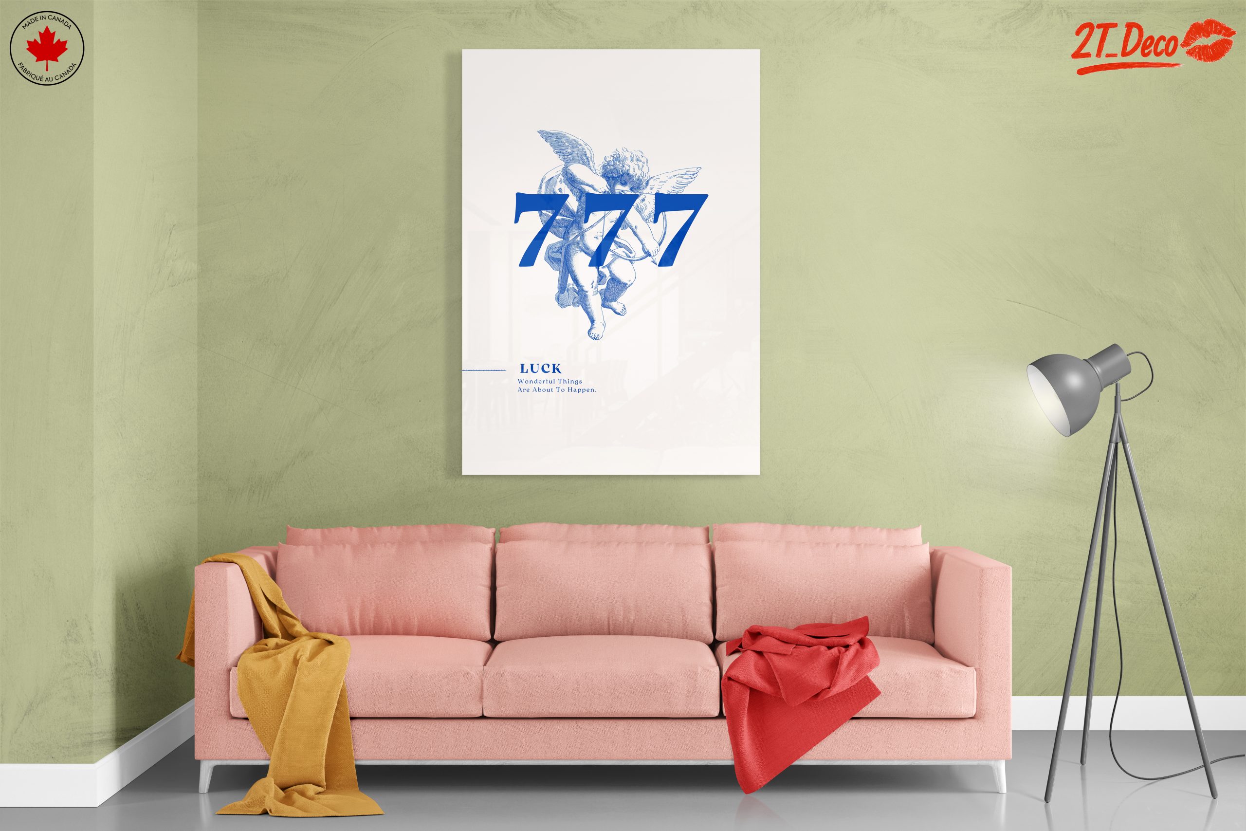 Surreal Angelic Artwork with Symbolic Numbers - Image 7