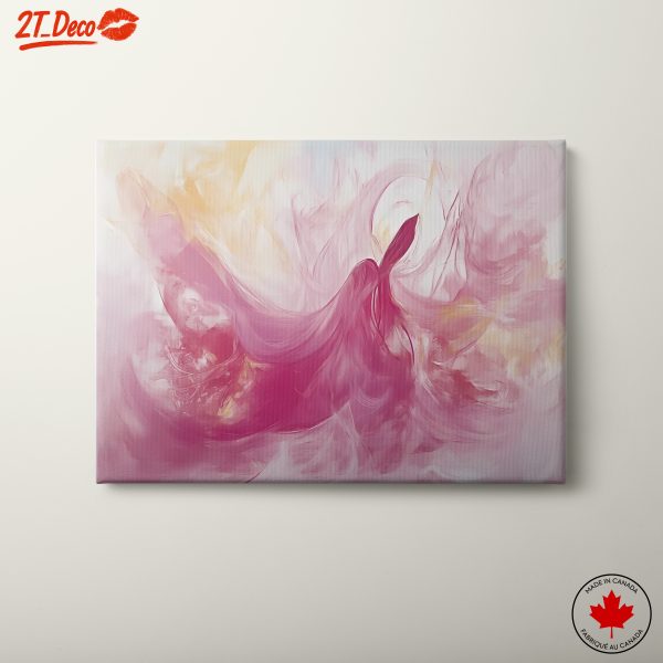 Elegant Abstract Soft Pink Artwork