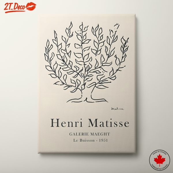 Stylized Botanical Art by Henri Matisse