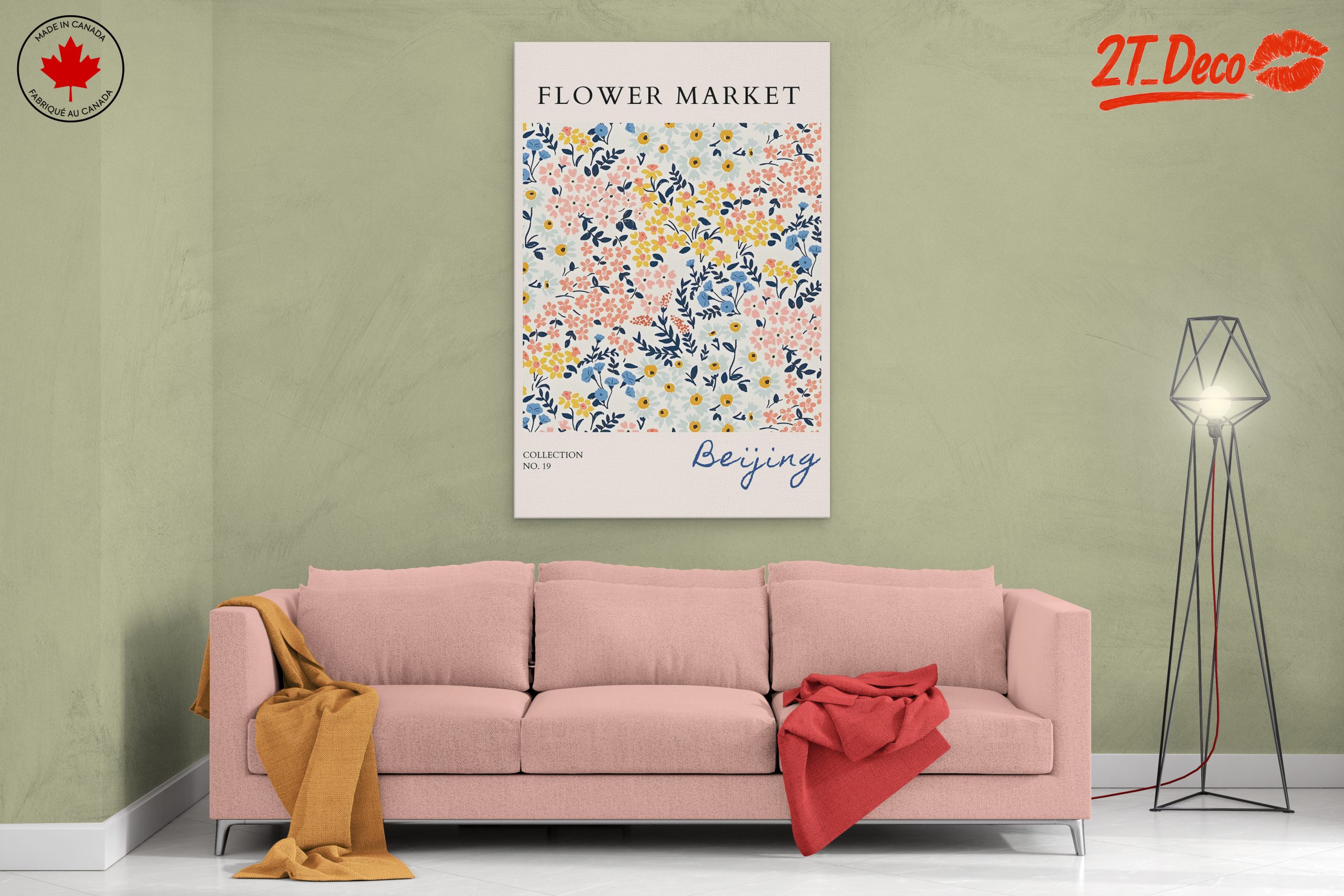 Flower Market Pattern Art - Image 2