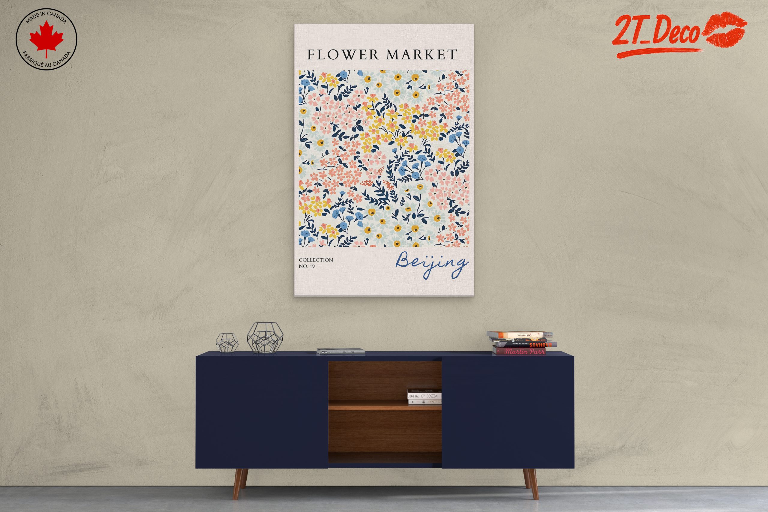 Flower Market Pattern Art - Image 3