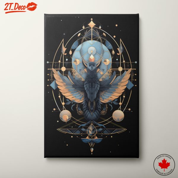Celestial Fantasy Bird Art