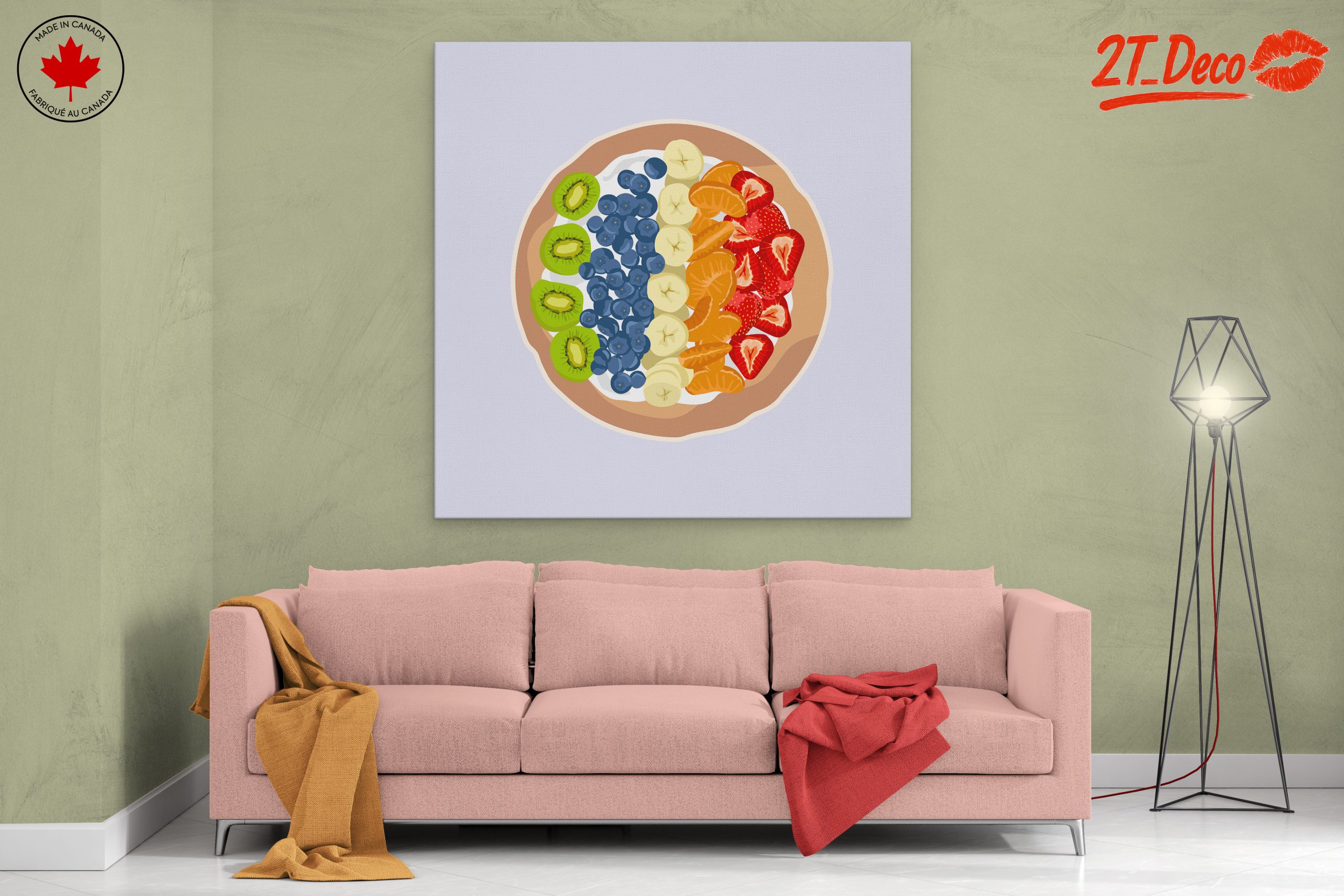 Colorful Abstract Food Composition 3 - Image 2