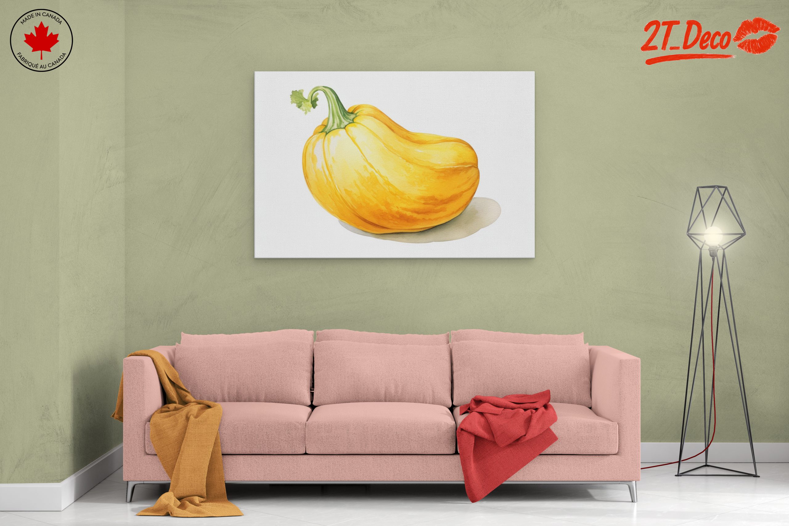 Vibrant Abstract Squash Artwork - Image 2