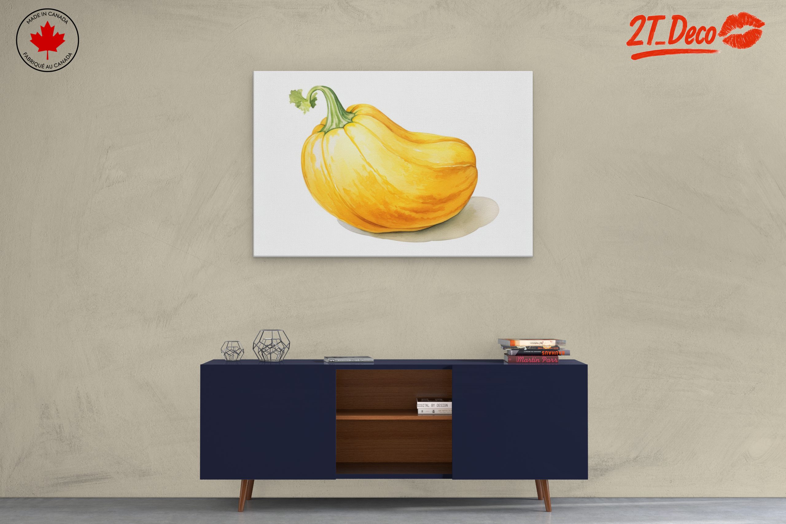Vibrant Abstract Squash Artwork - Image 3