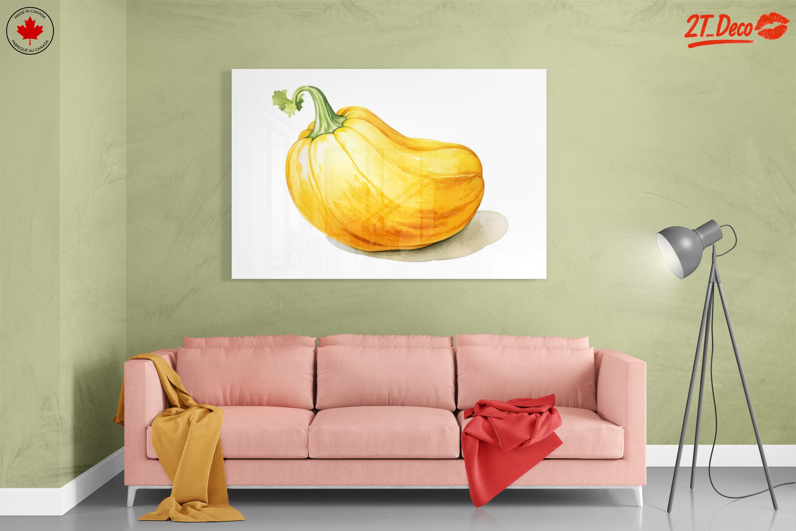 Vibrant Abstract Squash Artwork - Image 7