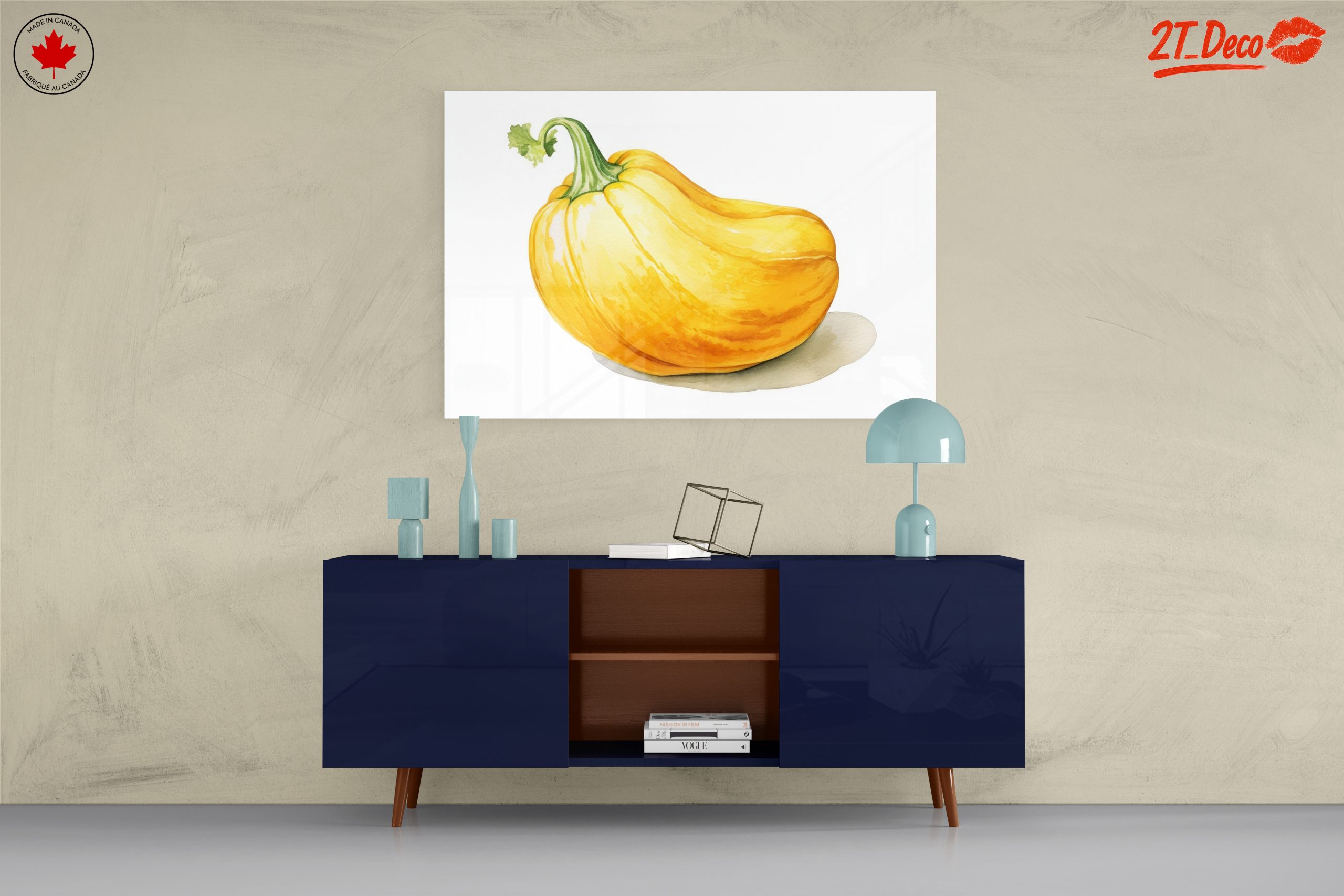 Vibrant Abstract Squash Artwork - Image 8