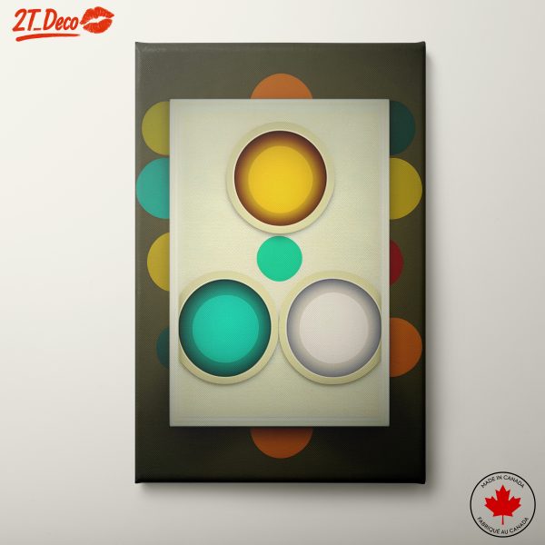Geometric Abstract Circles Art