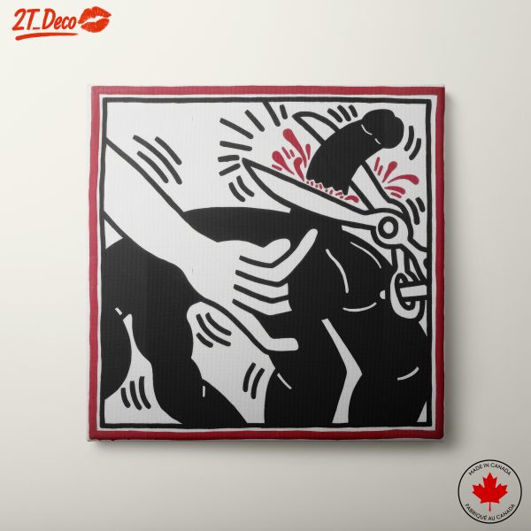 Bold Contemporary Satirical Artwork