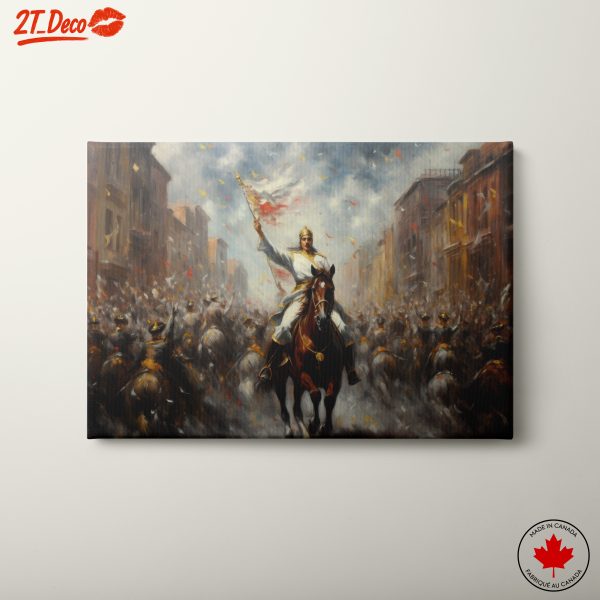 Vibrant Historical Military Art Scene
