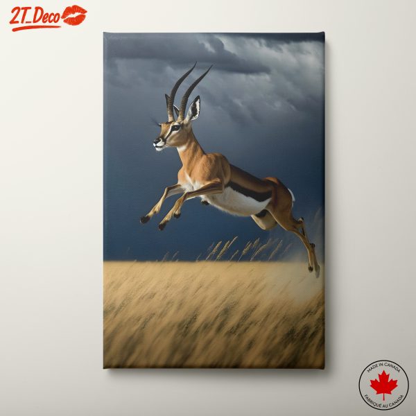 Graceful Antelope in Motion