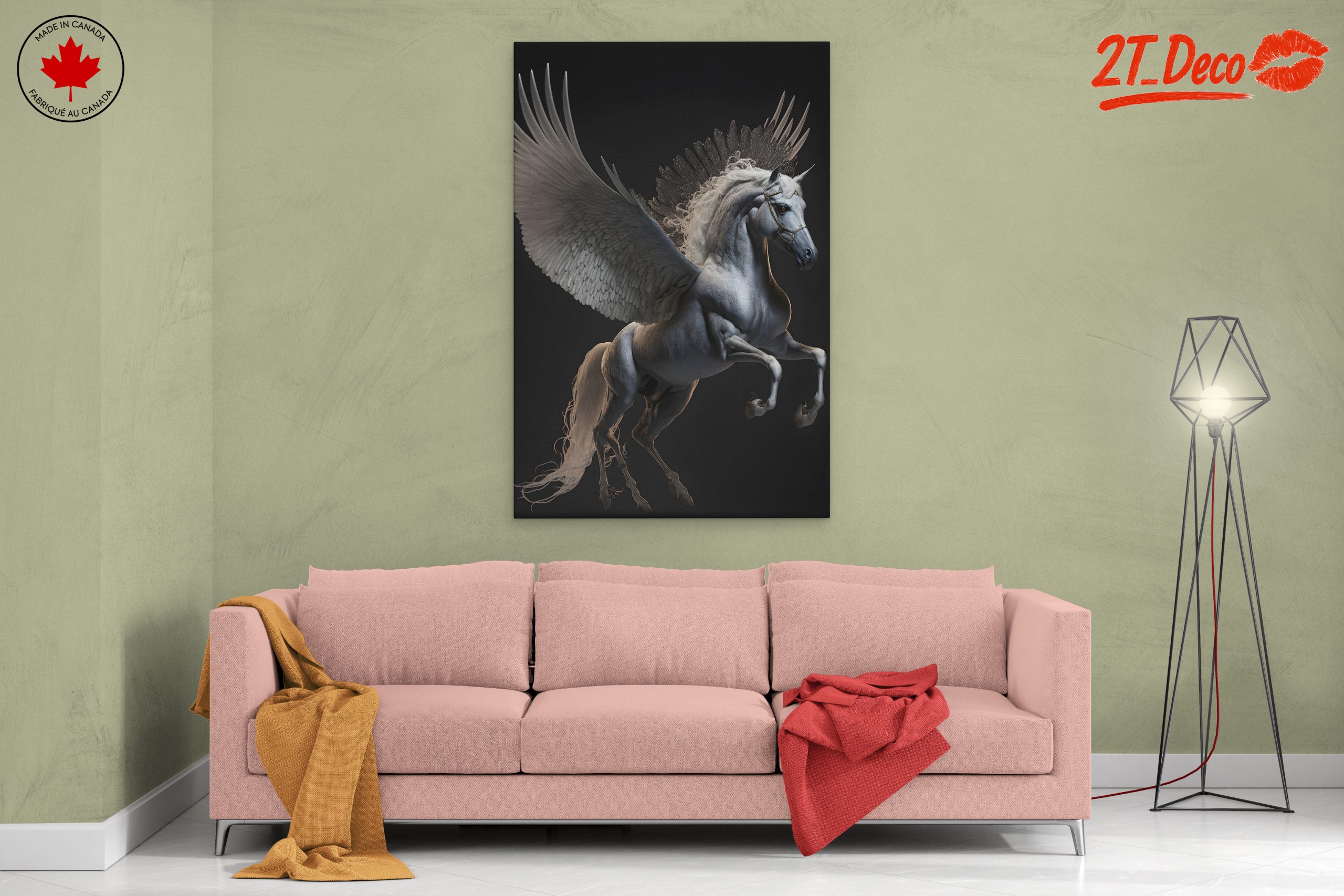 Winged Horse Fantasy Creature Art - Image 2