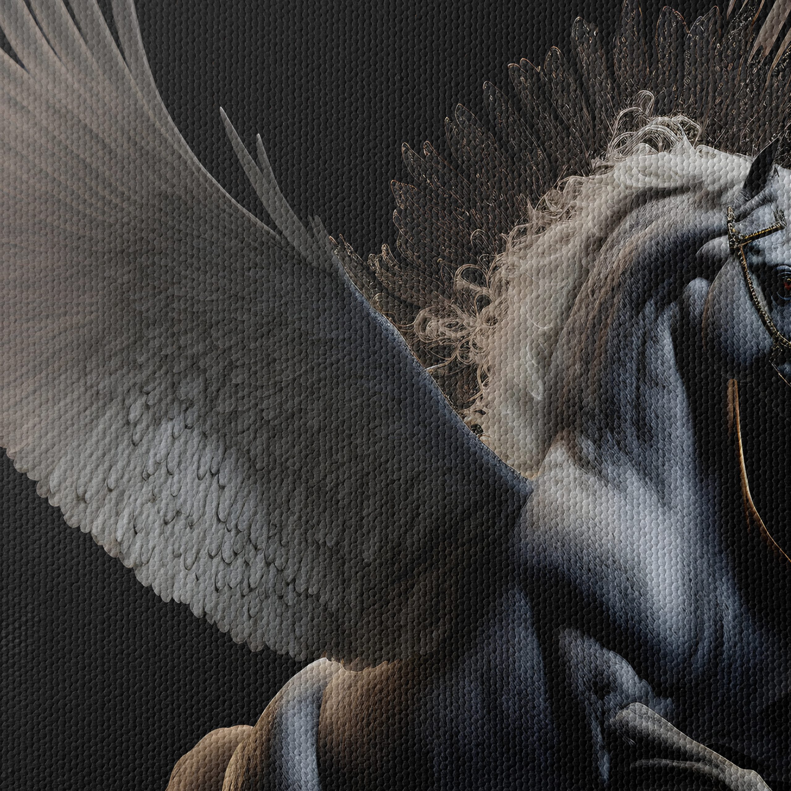 Winged Horse Fantasy Creature Art - Image 4