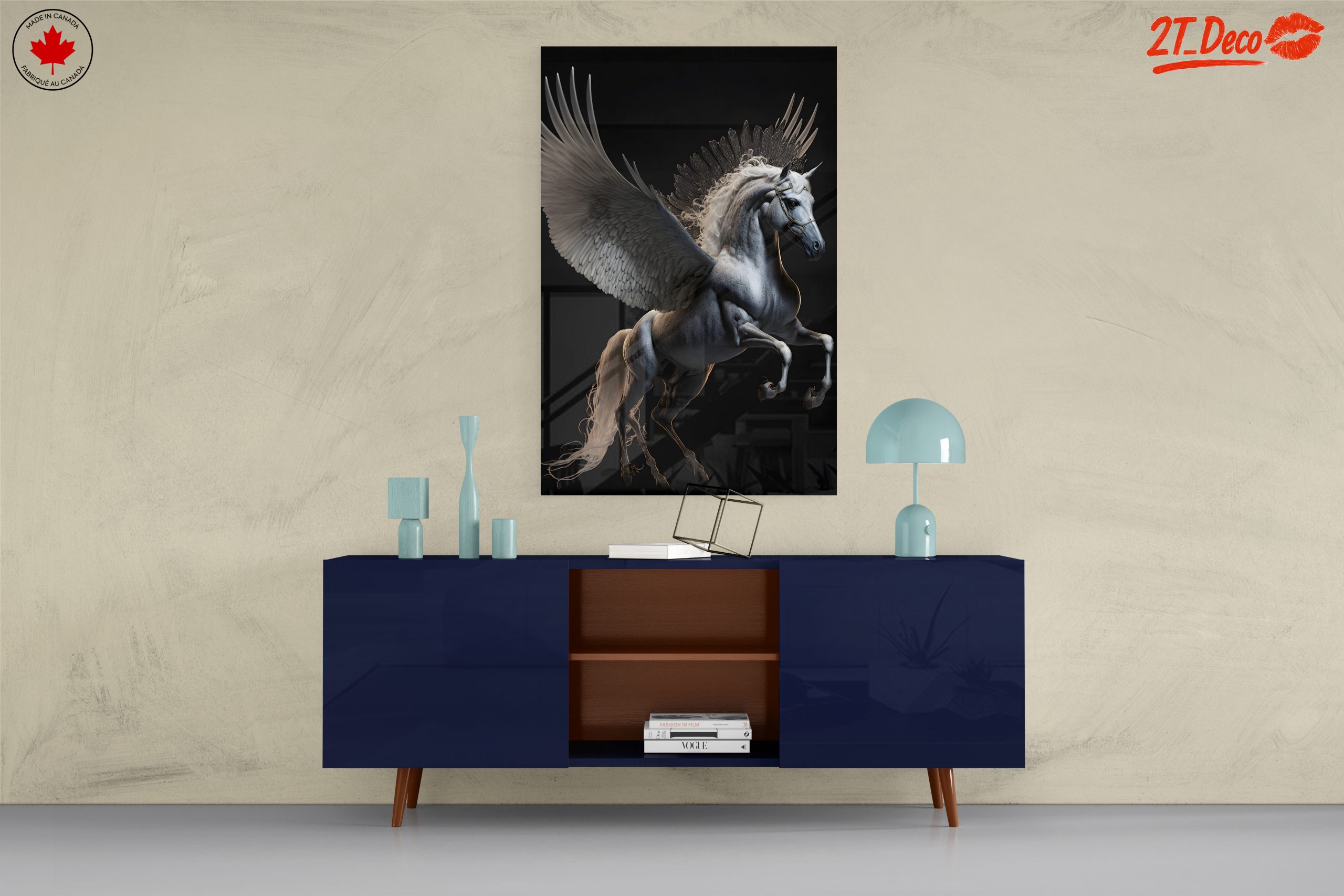 Winged Horse Fantasy Creature Art - Image 8