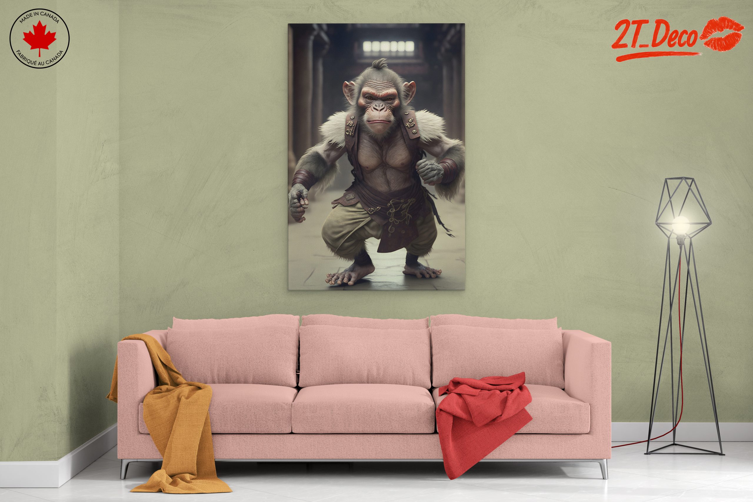 Stylized Monkey Character Illustration - Image 2