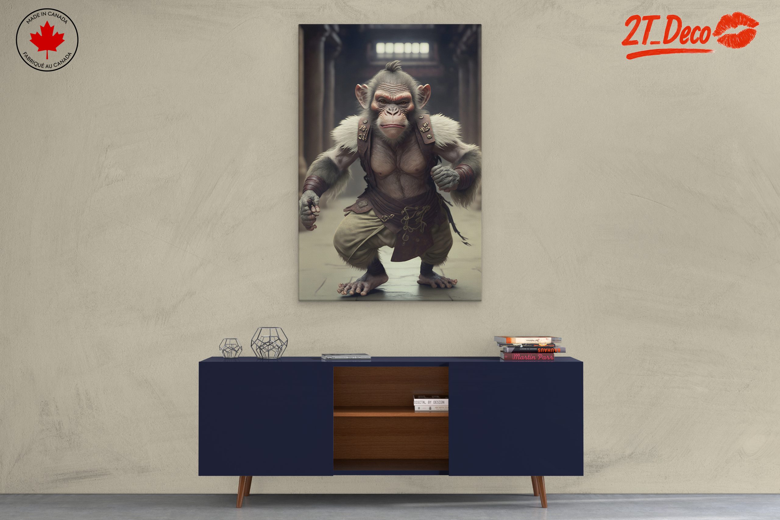 Stylized Monkey Character Illustration - Image 3