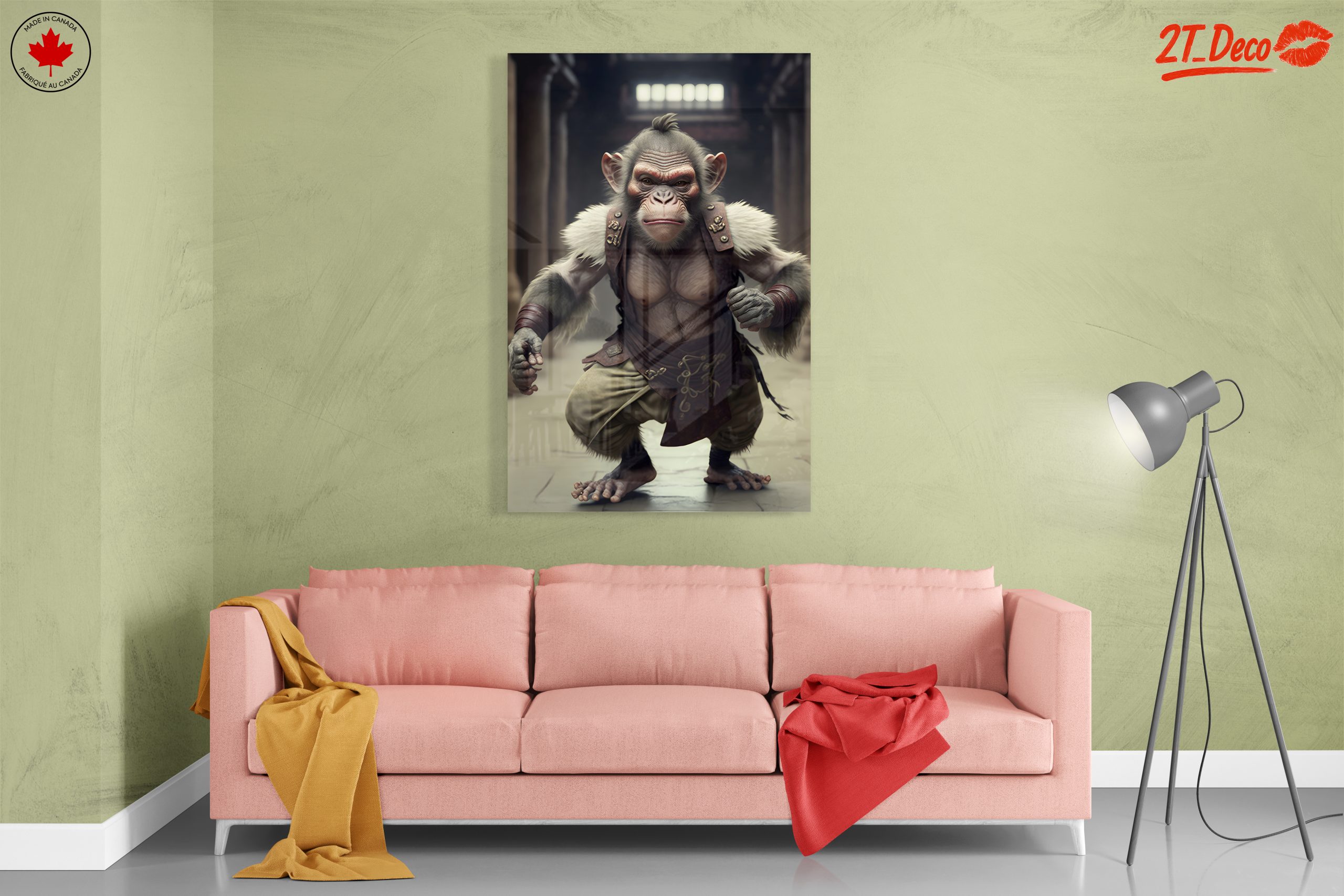 Stylized Monkey Character Illustration - Image 7