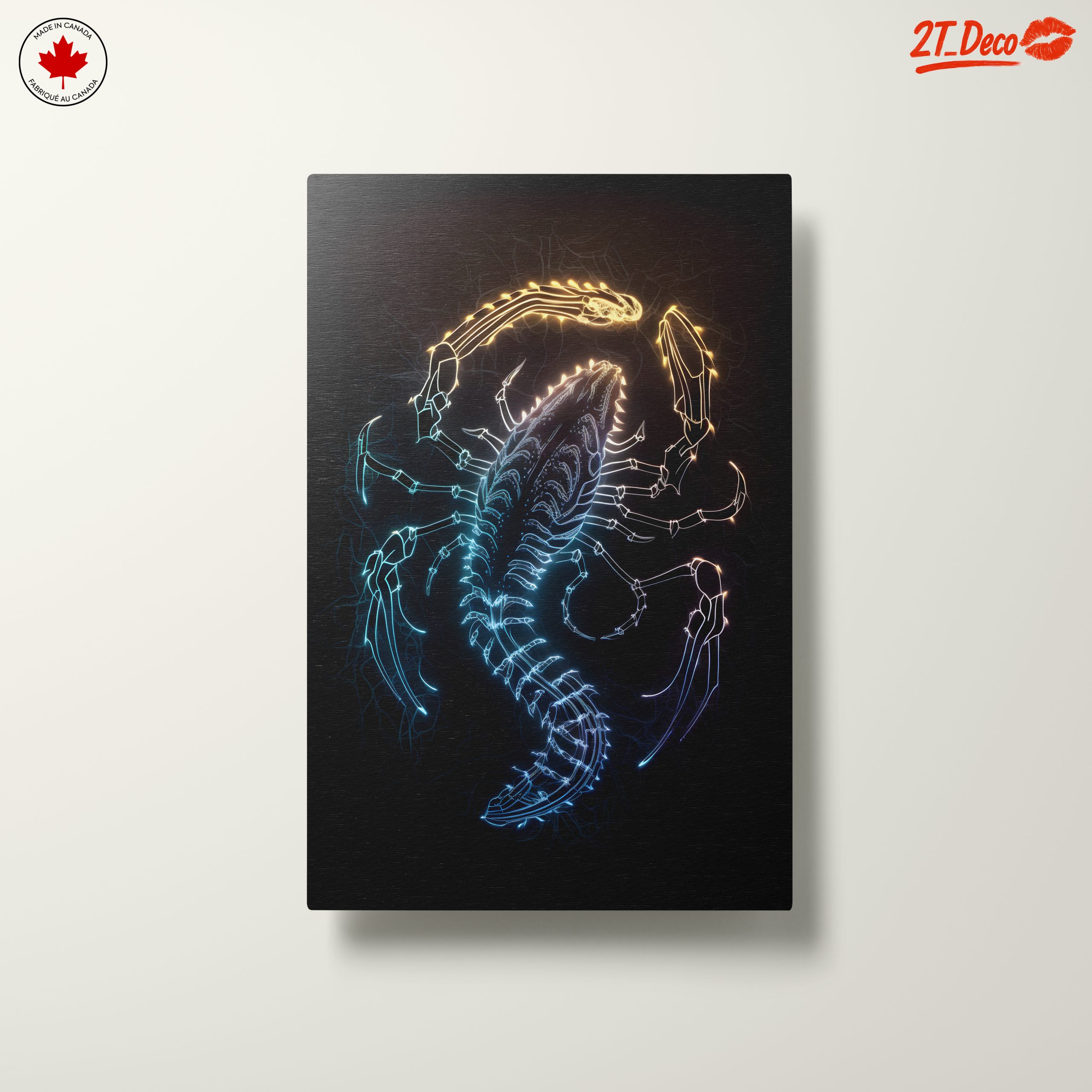 Vibrant Neon Scorpion Artwork - Image 10