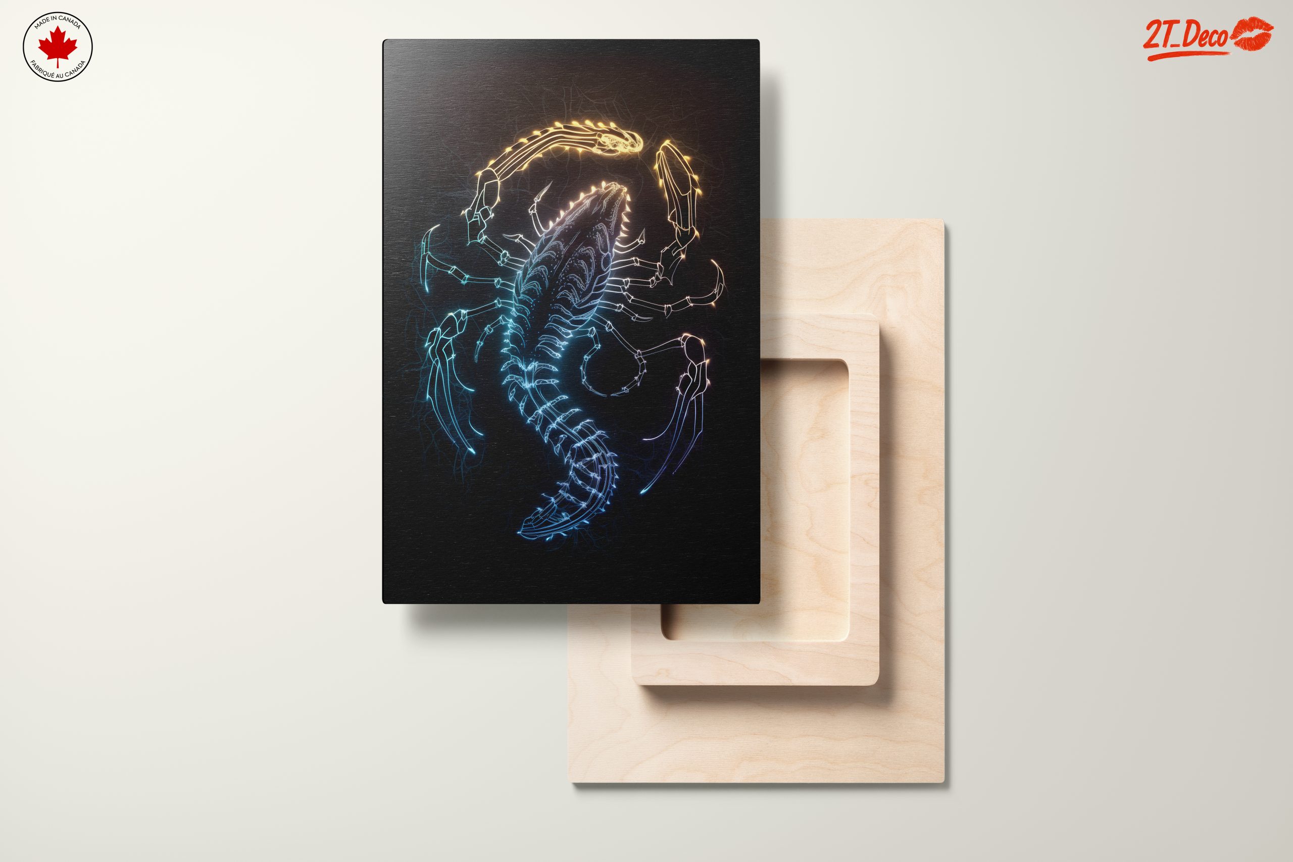 Vibrant Neon Scorpion Artwork - Image 11