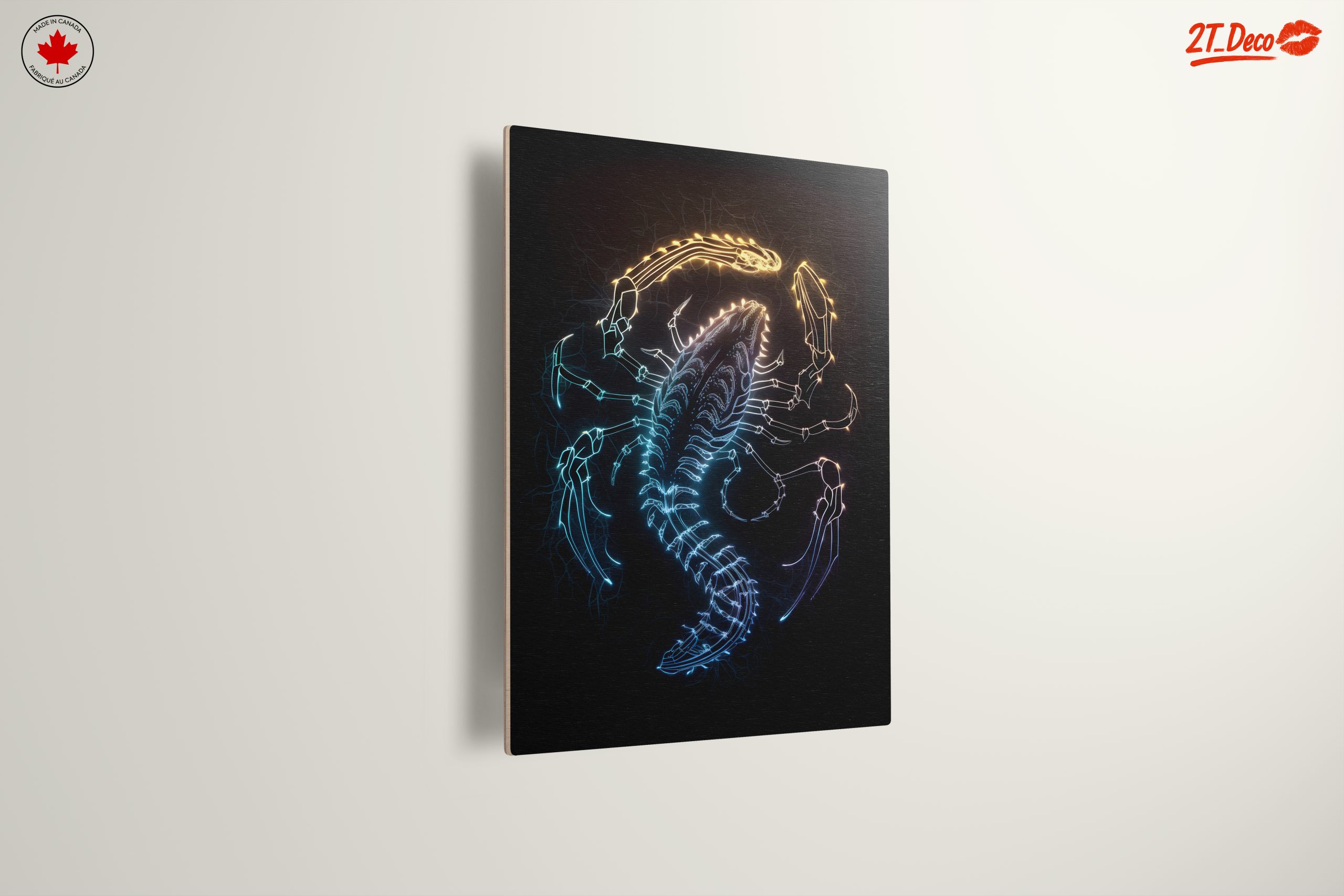 Vibrant Neon Scorpion Artwork - Image 13
