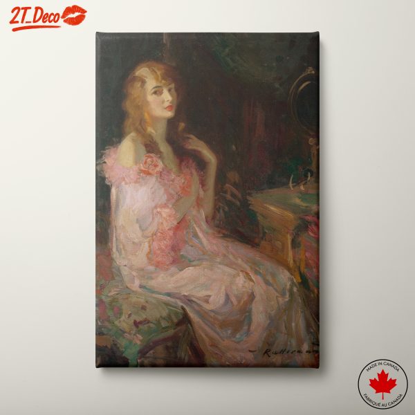 Elegant Portrait of a Woman with Flowers 2