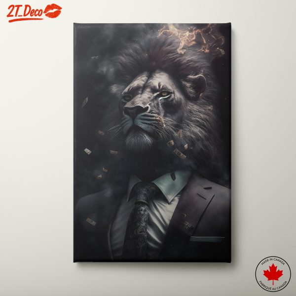 Majestic Lion in a Suit Art