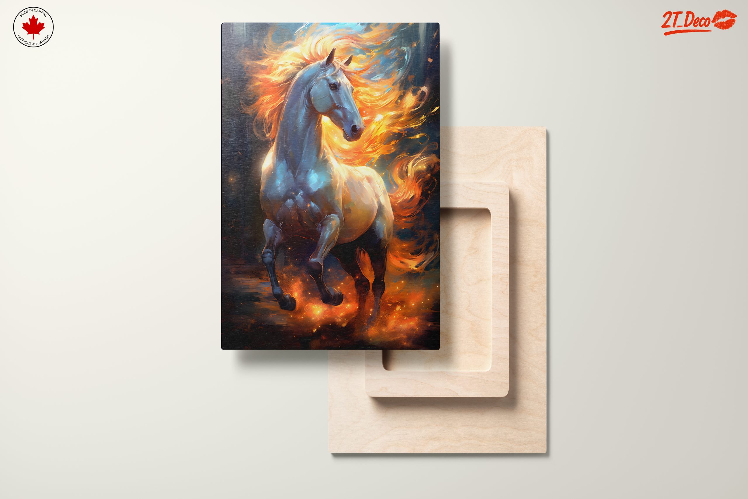 Majestic Fiery Horse Art - Image 11