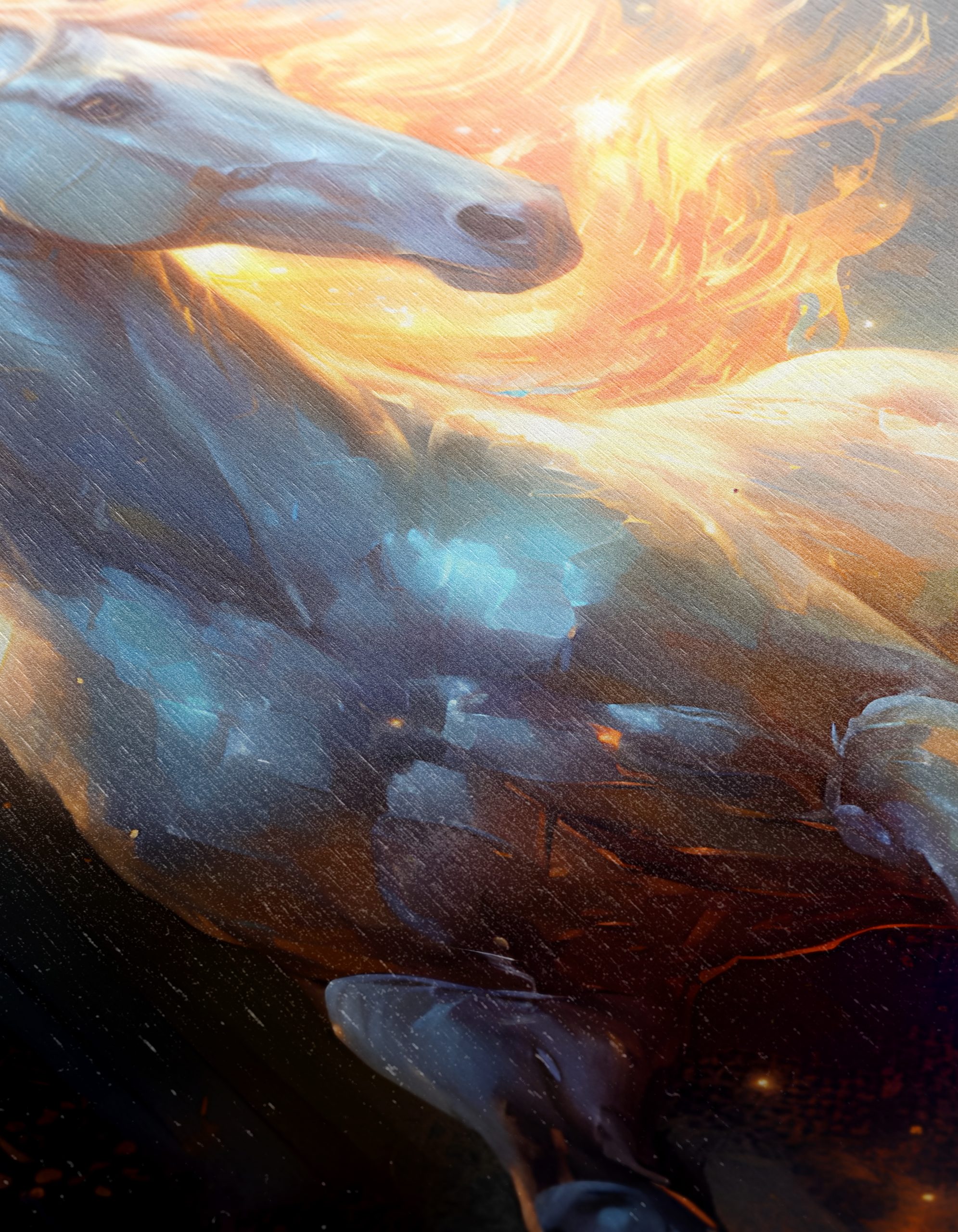 Majestic Fiery Horse Art - Image 12
