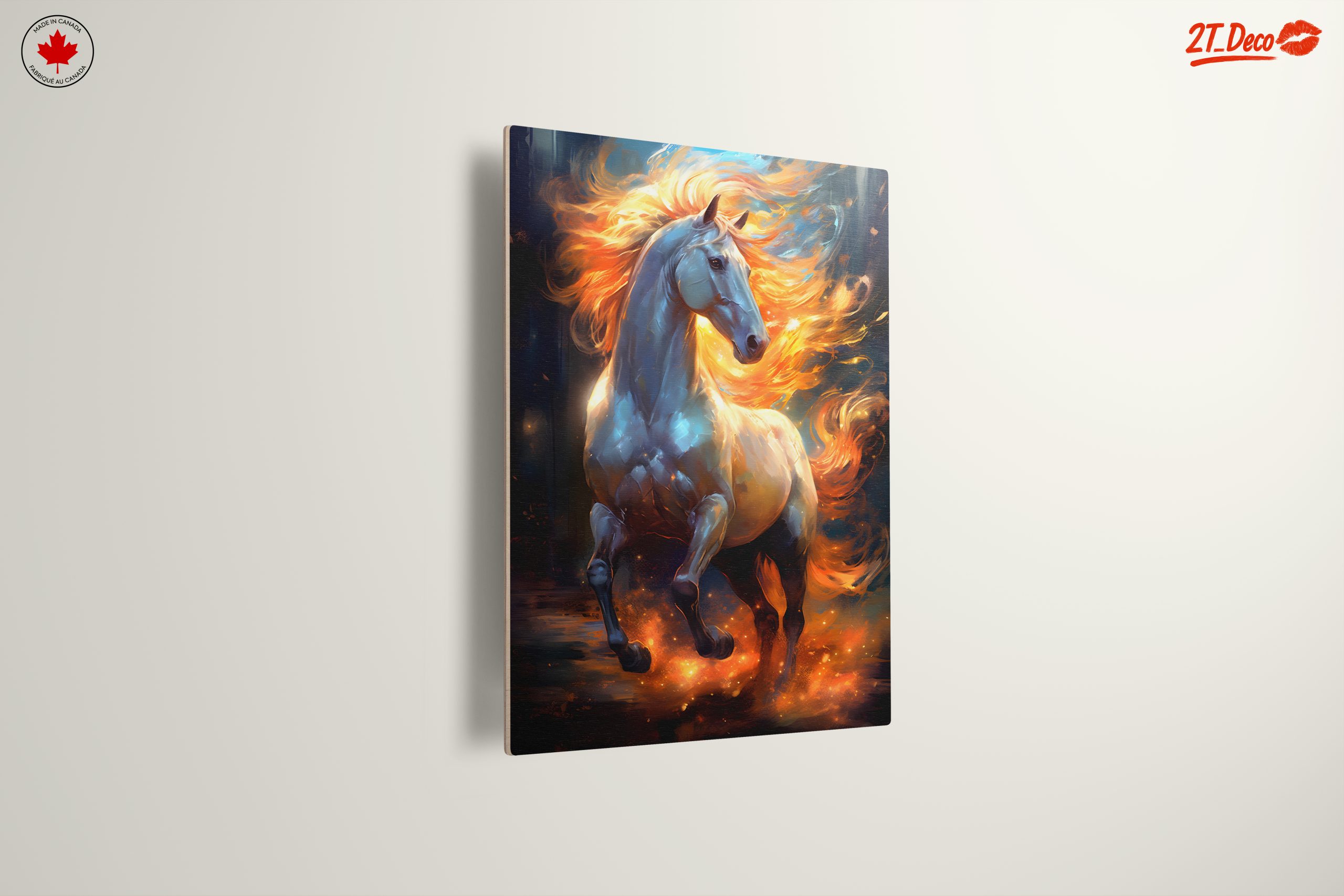 Majestic Fiery Horse Art - Image 13
