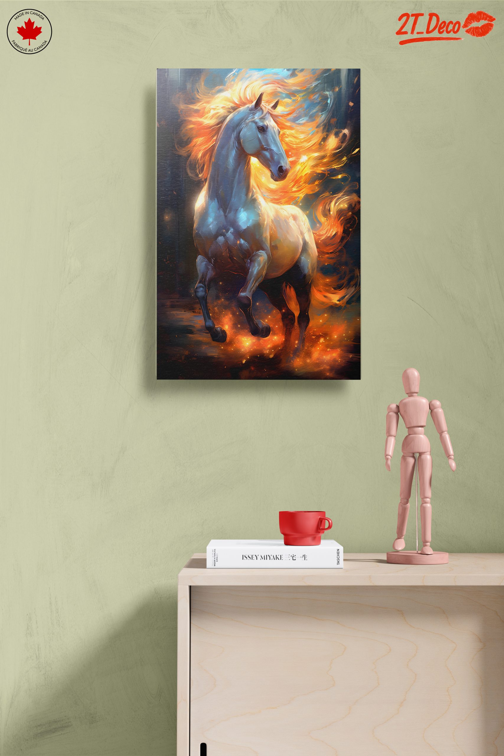 Majestic Fiery Horse Art - Image 14