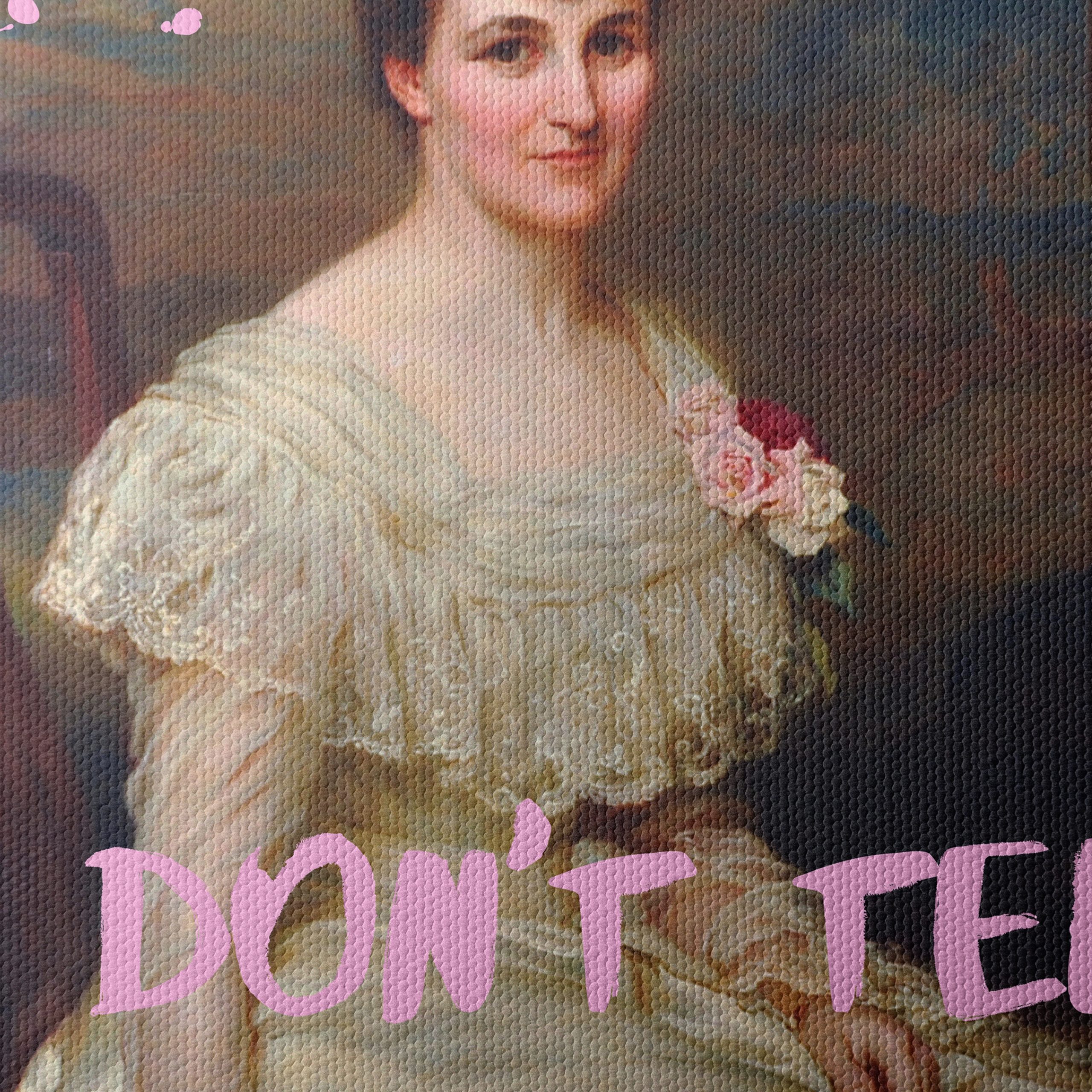 Contemporary Portrait with Bold Text - Image 4