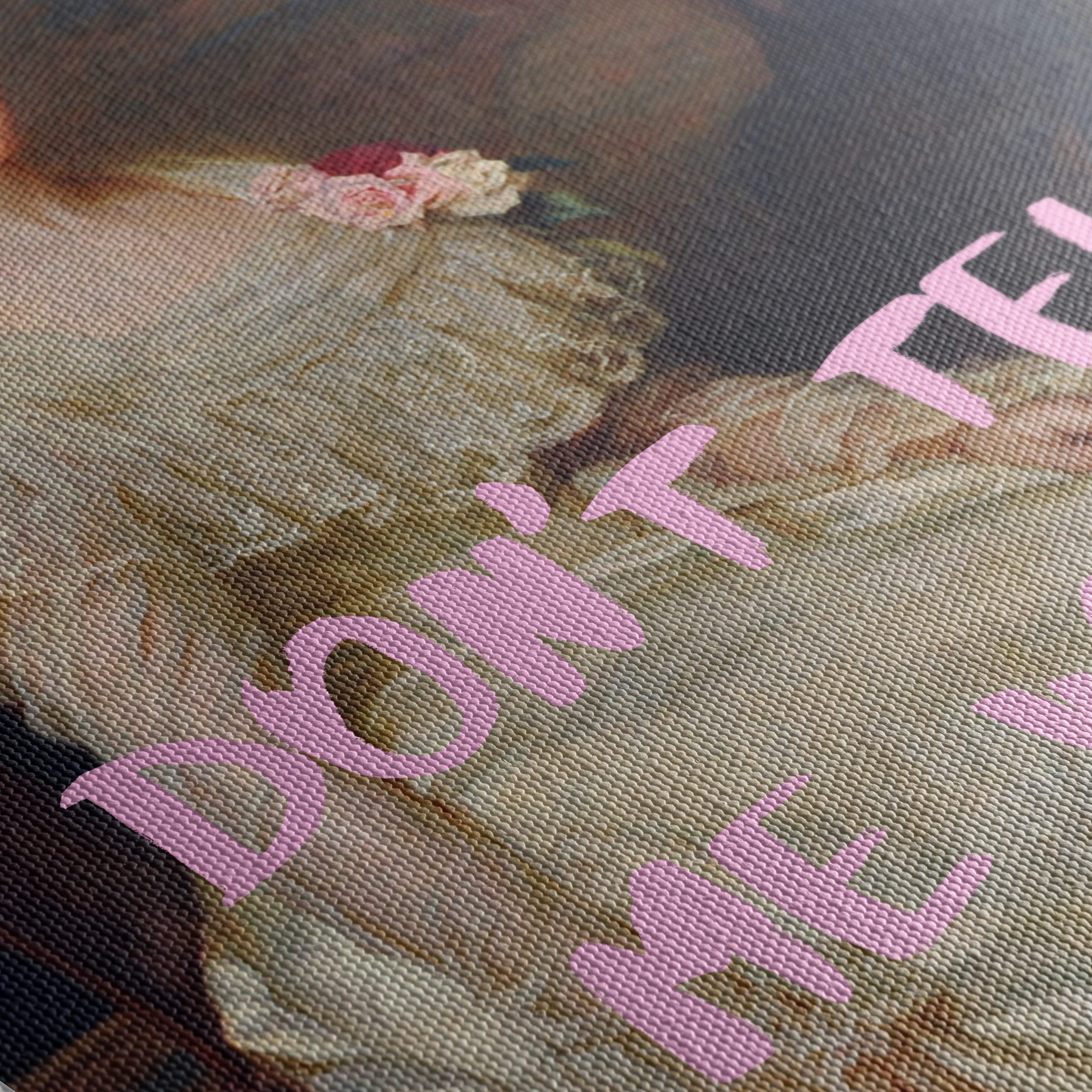 Contemporary Portrait with Bold Text - Image 5