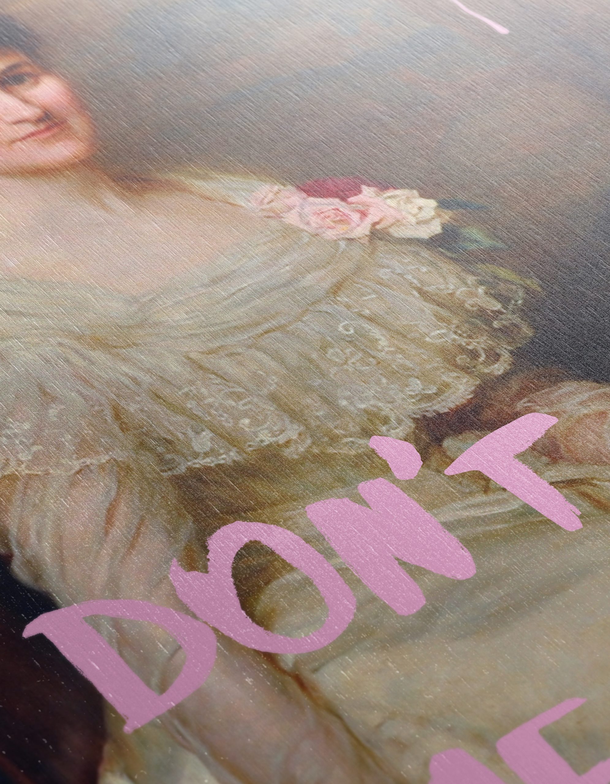 Contemporary Portrait with Bold Text - Image 12