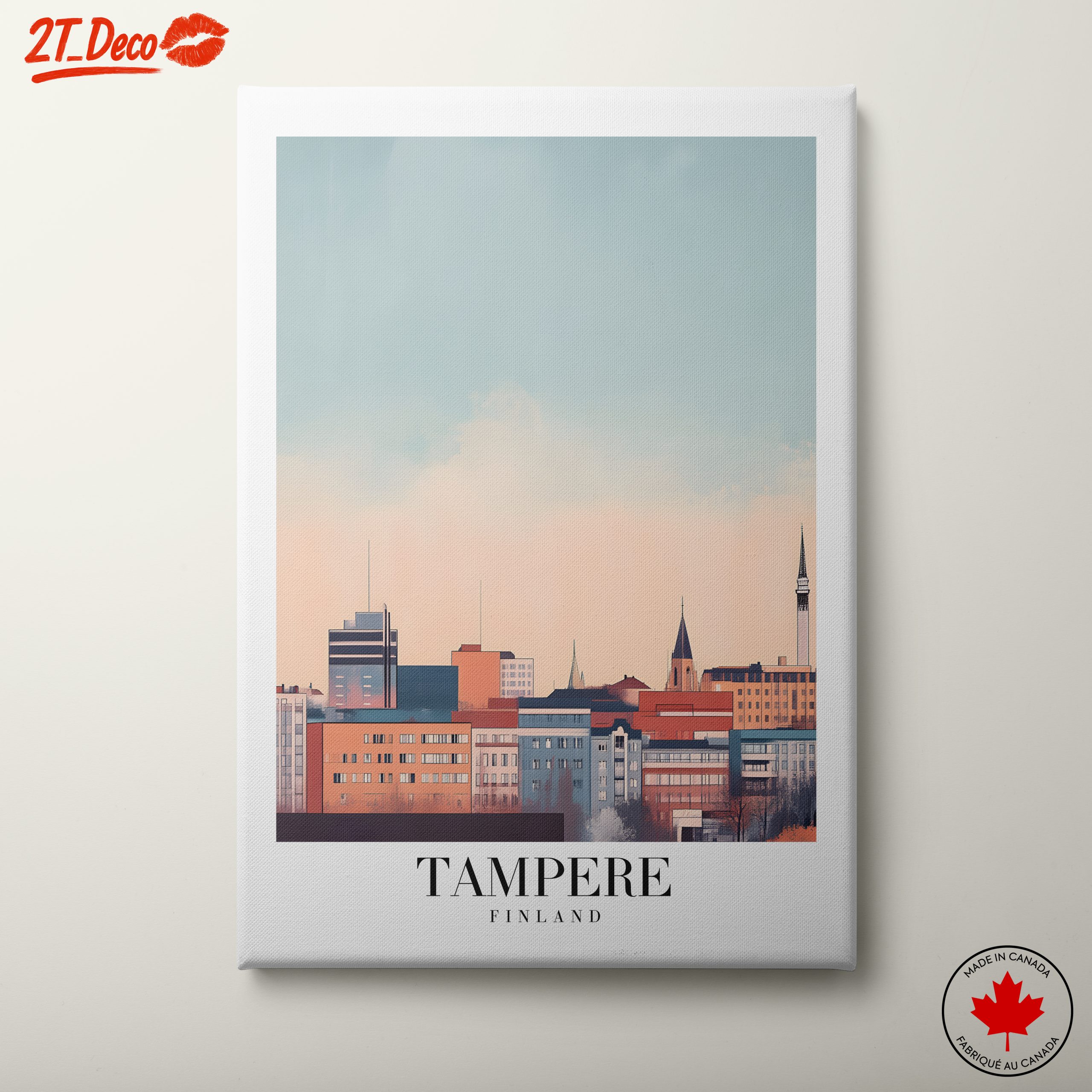 Tampere Cityscape Artwork