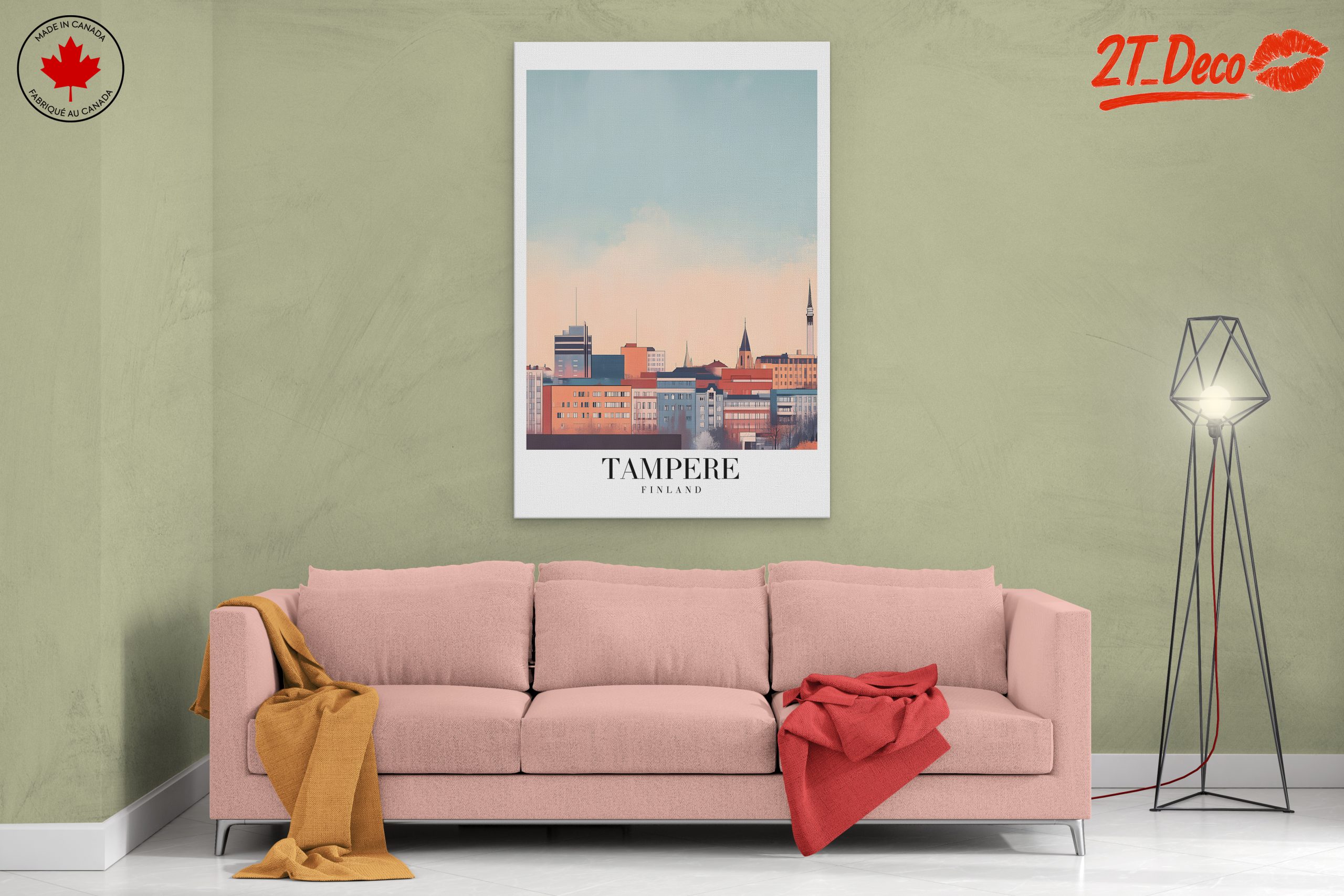 Tampere Cityscape Artwork - Image 2