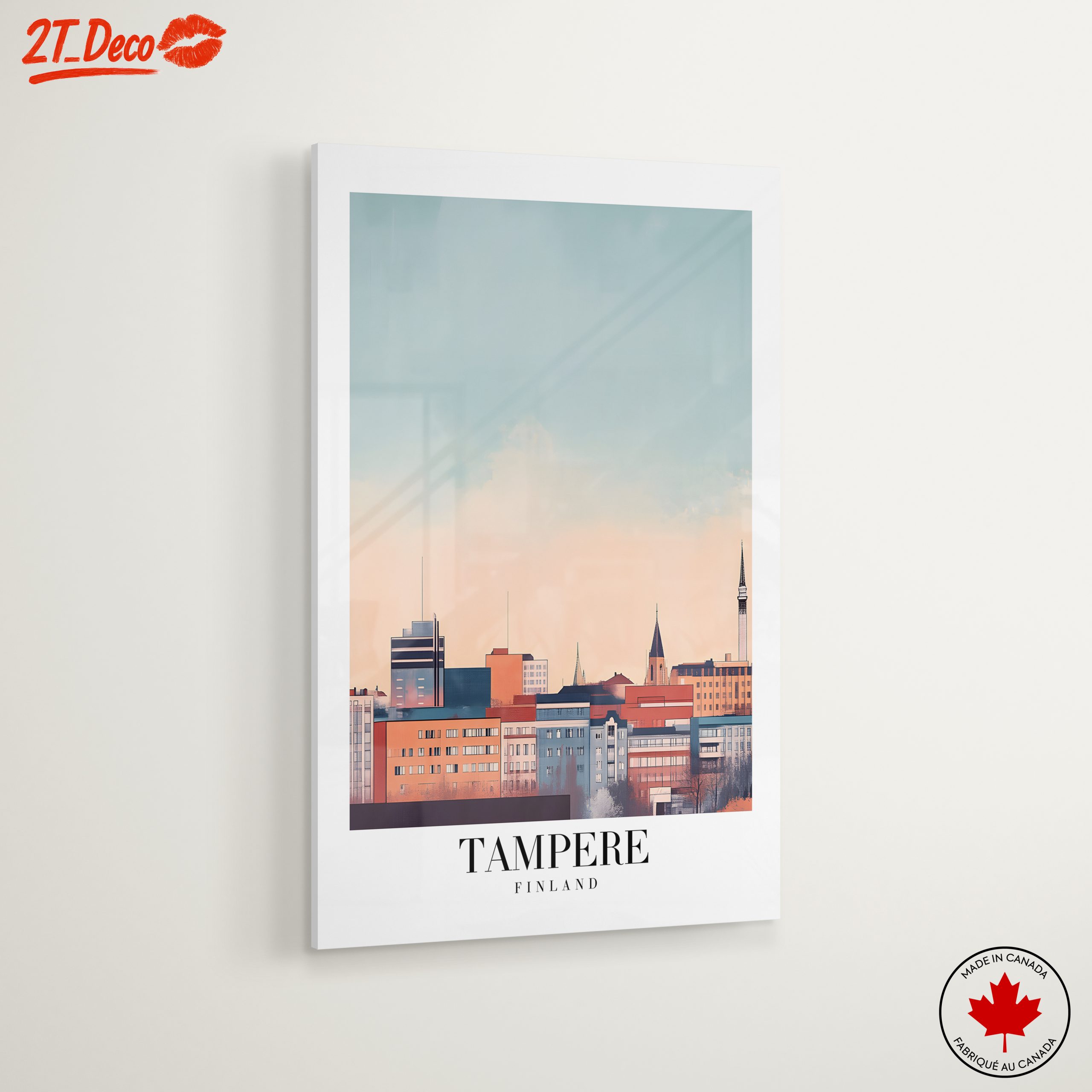Tampere Cityscape Artwork - Image 6