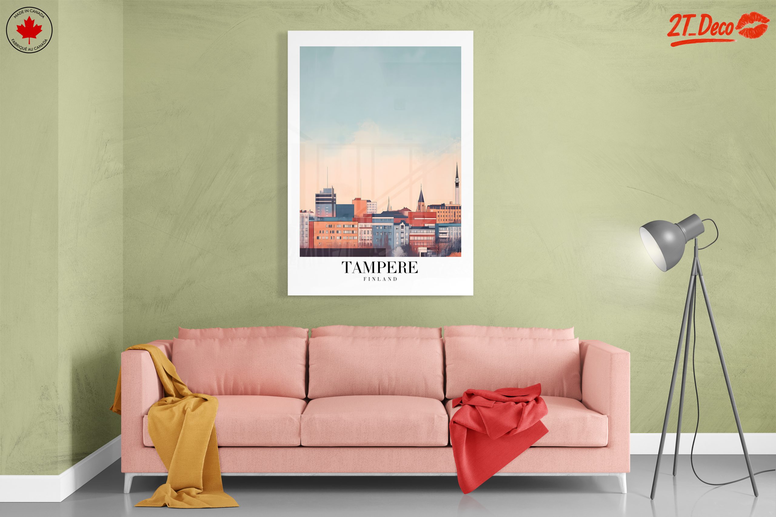Tampere Cityscape Artwork - Image 7