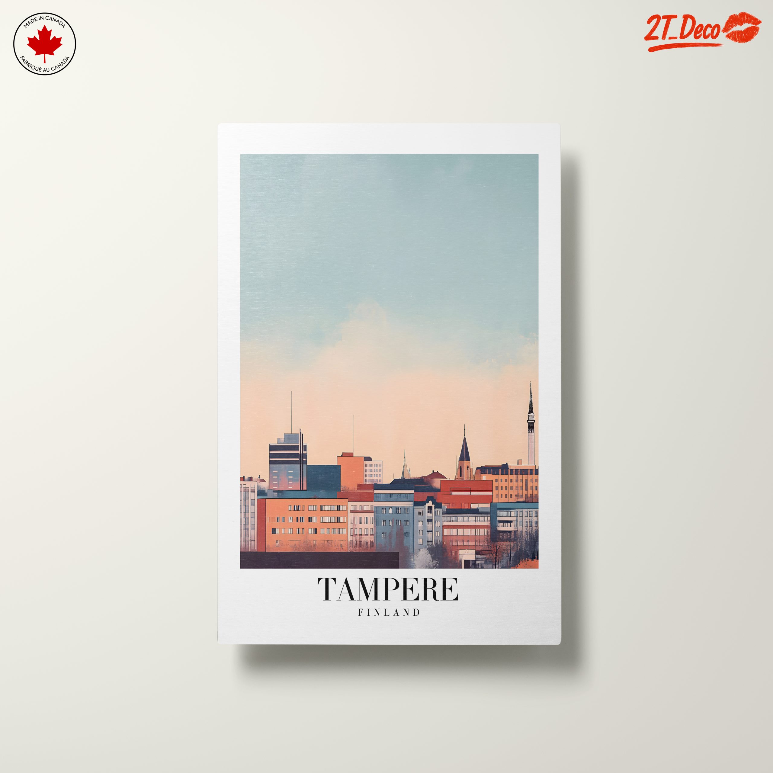 Tampere Cityscape Artwork - Image 10
