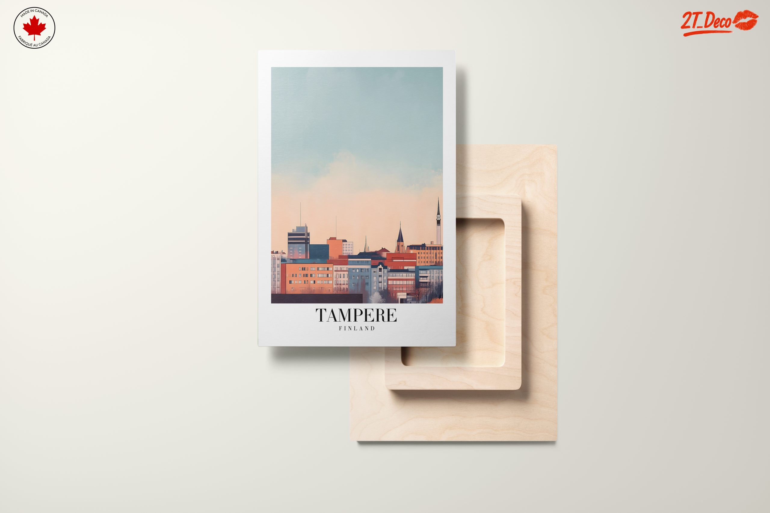 Tampere Cityscape Artwork - Image 11